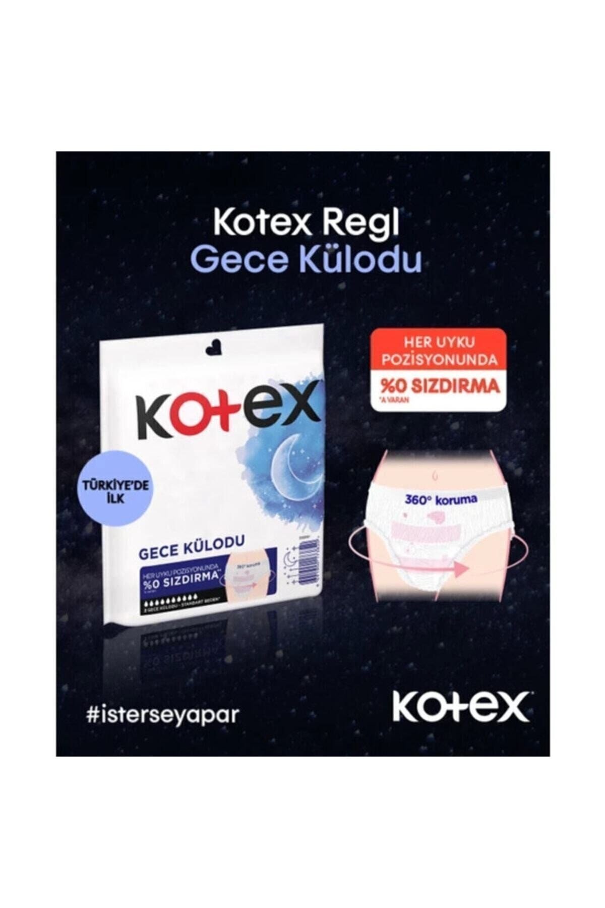 Kotex Regl Gece Külodu 2'li (5 paket)