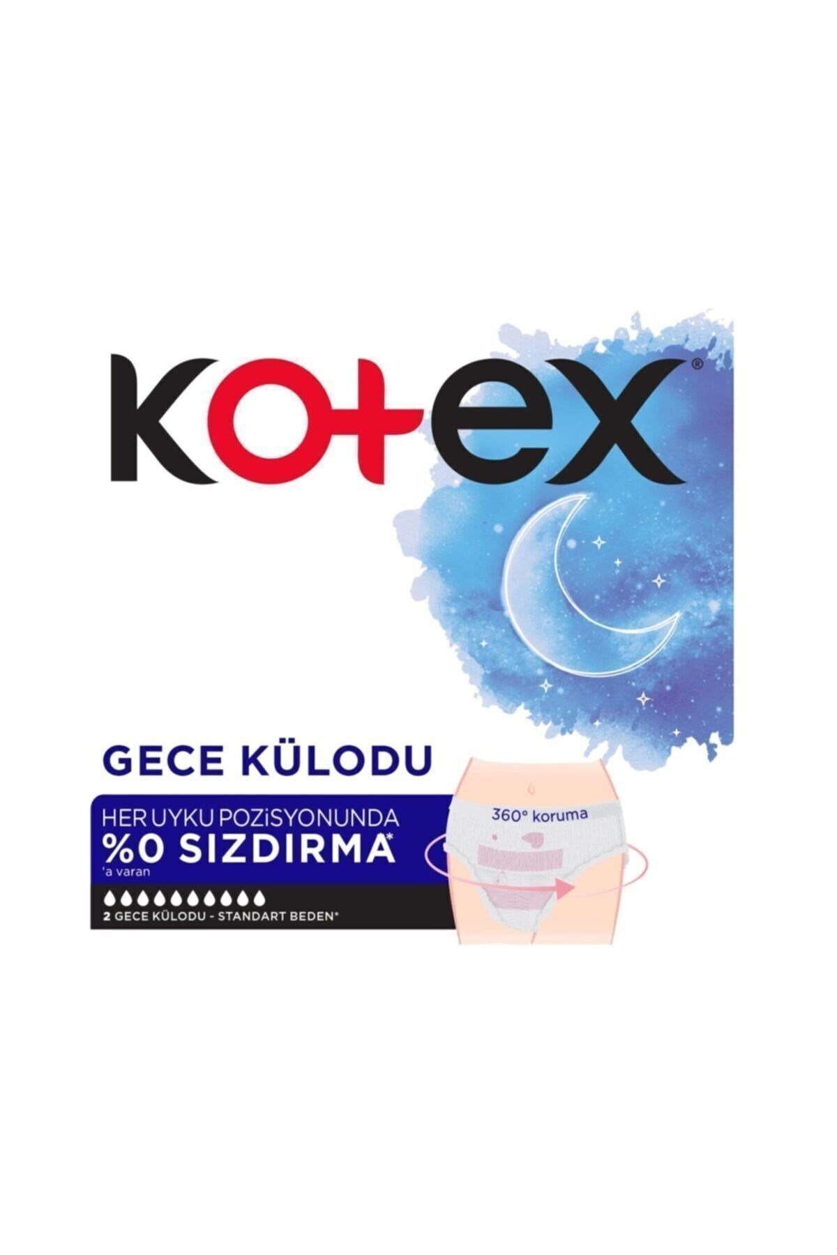 Kotex Regl Gece Külodu 2'li (5 paket)