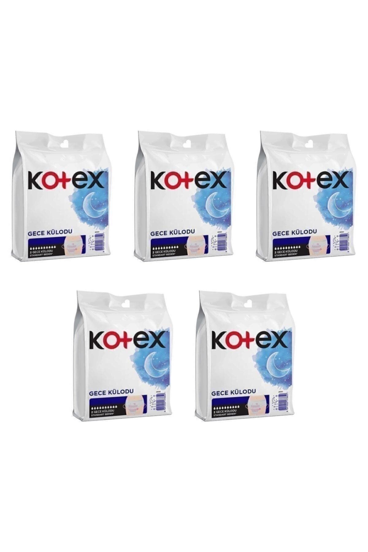 Kotex Regl Gece Külodu 2'li (5 paket)