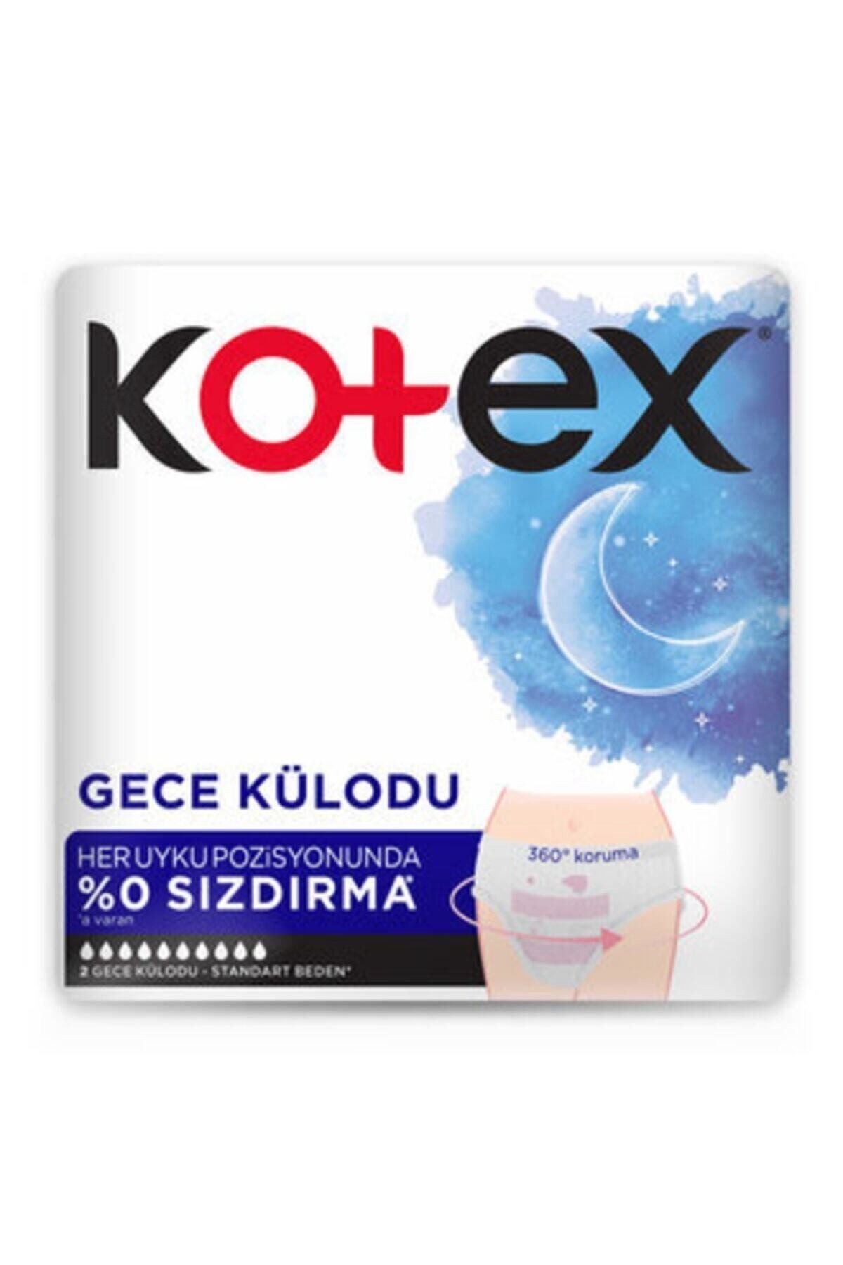 Kotex Regl Gece Külodu 2'li (6 paket)