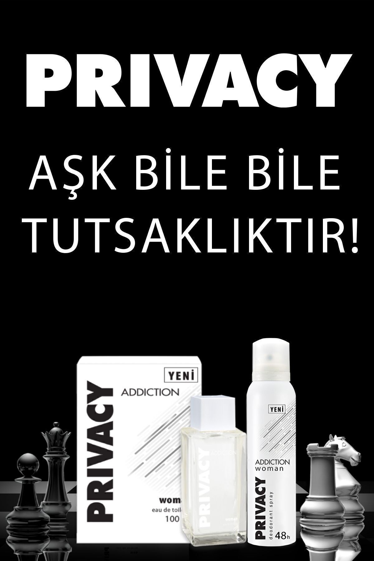 Privacy Woman Addiction Kadın Deodorant 150 ml (3 adet)