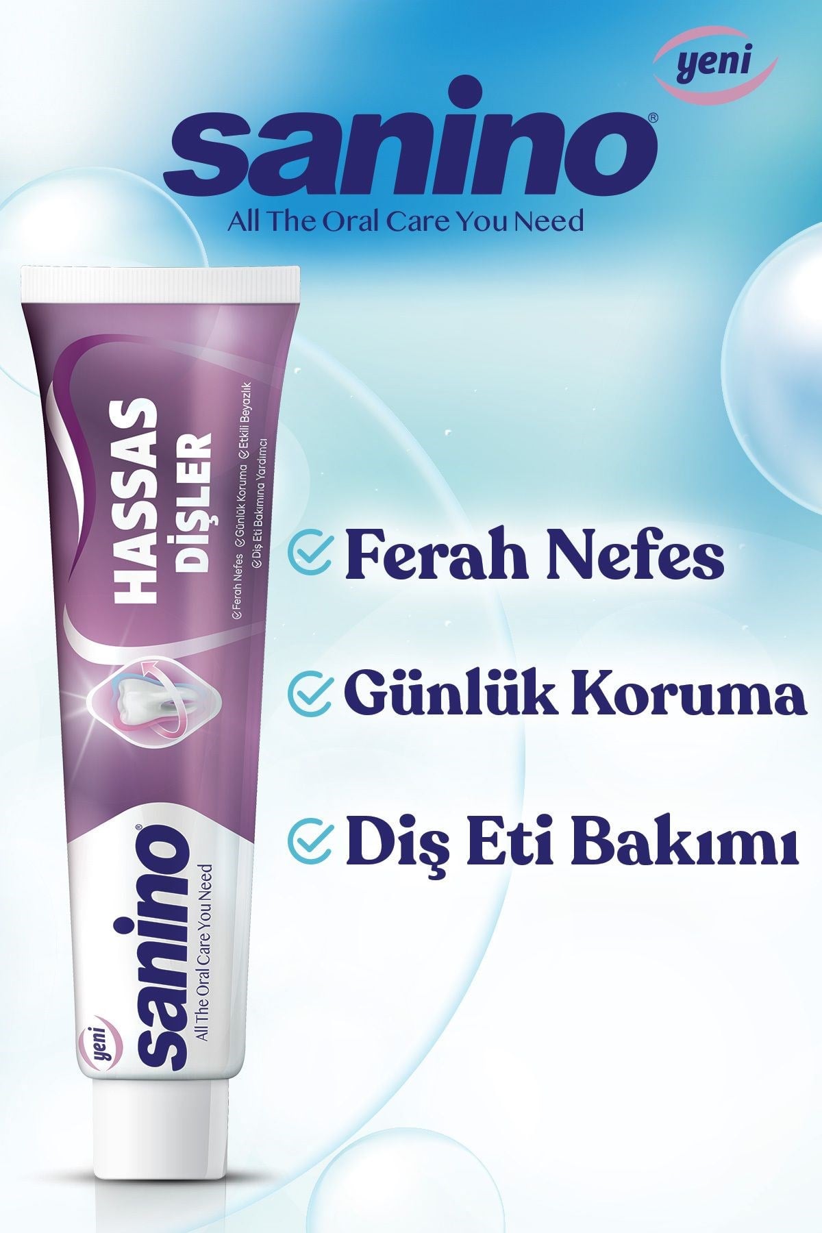 Sanino Hassas Dişler Diş Macunu 75 ml (6 adet)