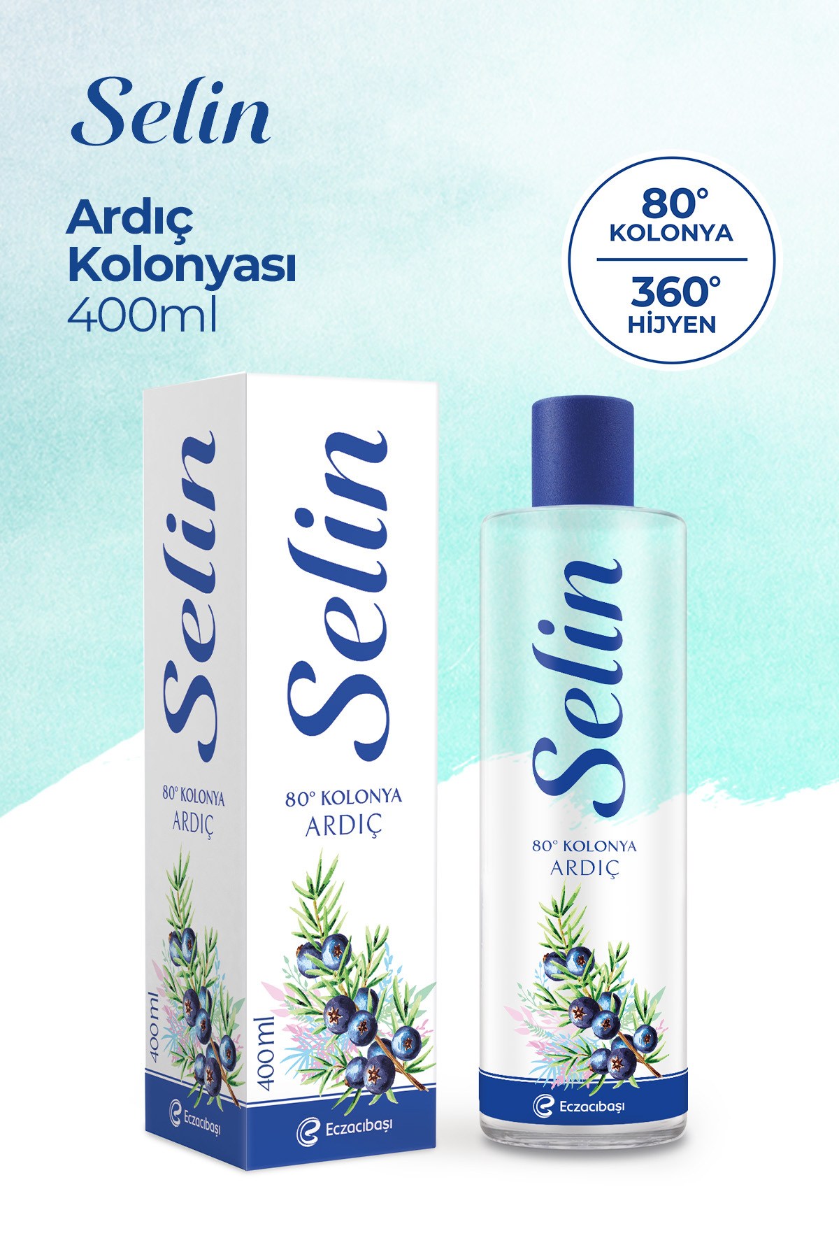 Selin Ardıç Kolonyası 400 ml (2 adet)