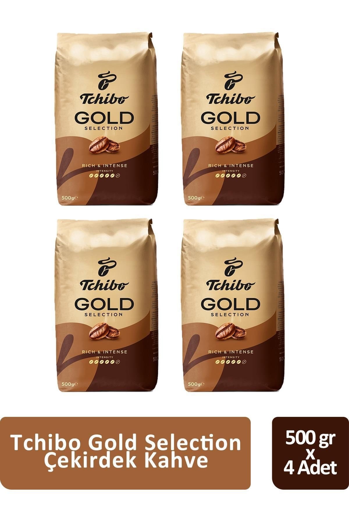 Tchibo Gold Selection Çekirdek Kahve 500 g (4 adet)
