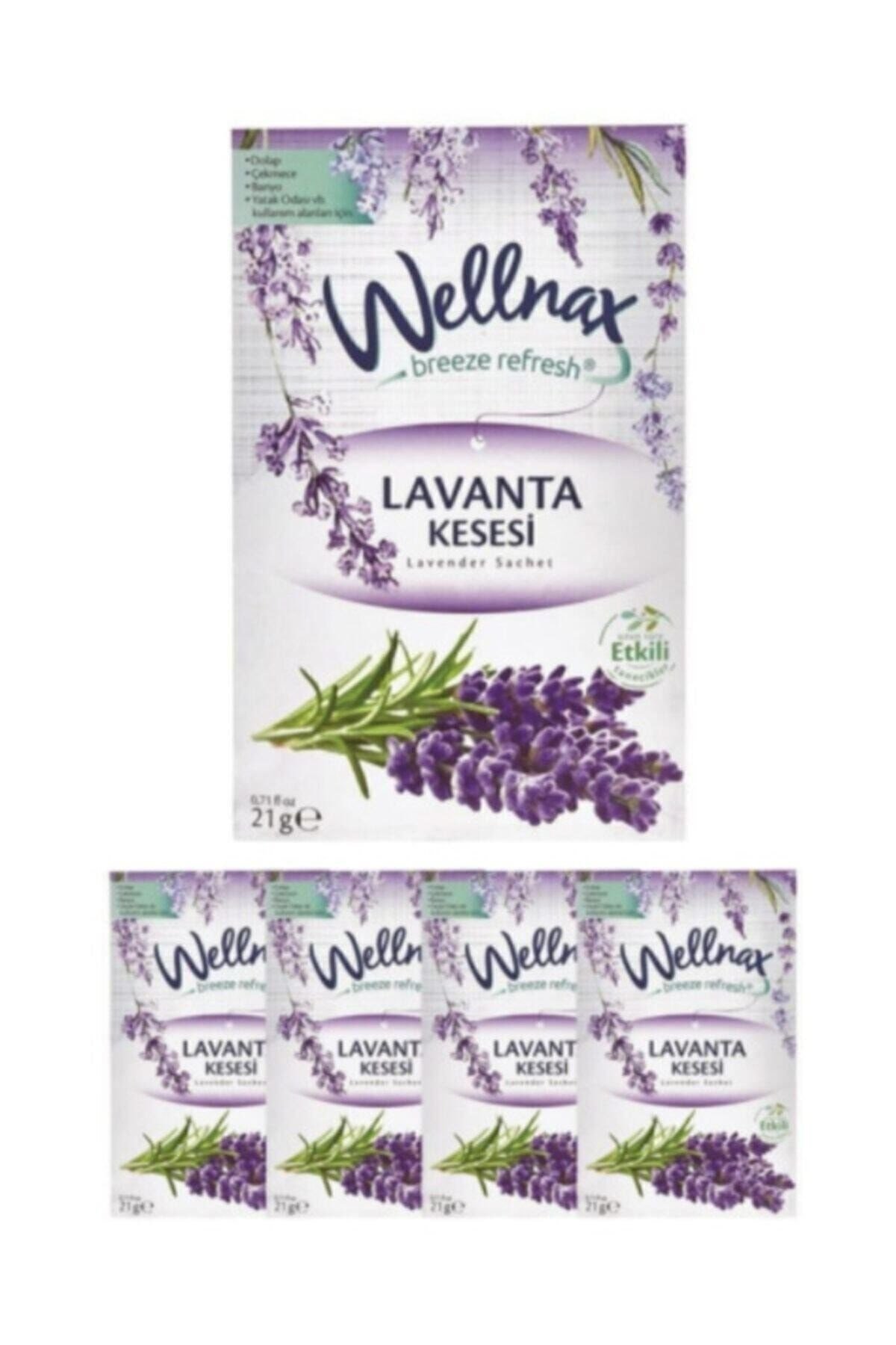 Wellnax Askılı Dolap Ve Çekmece Kokusu Lavanta (5 adet)