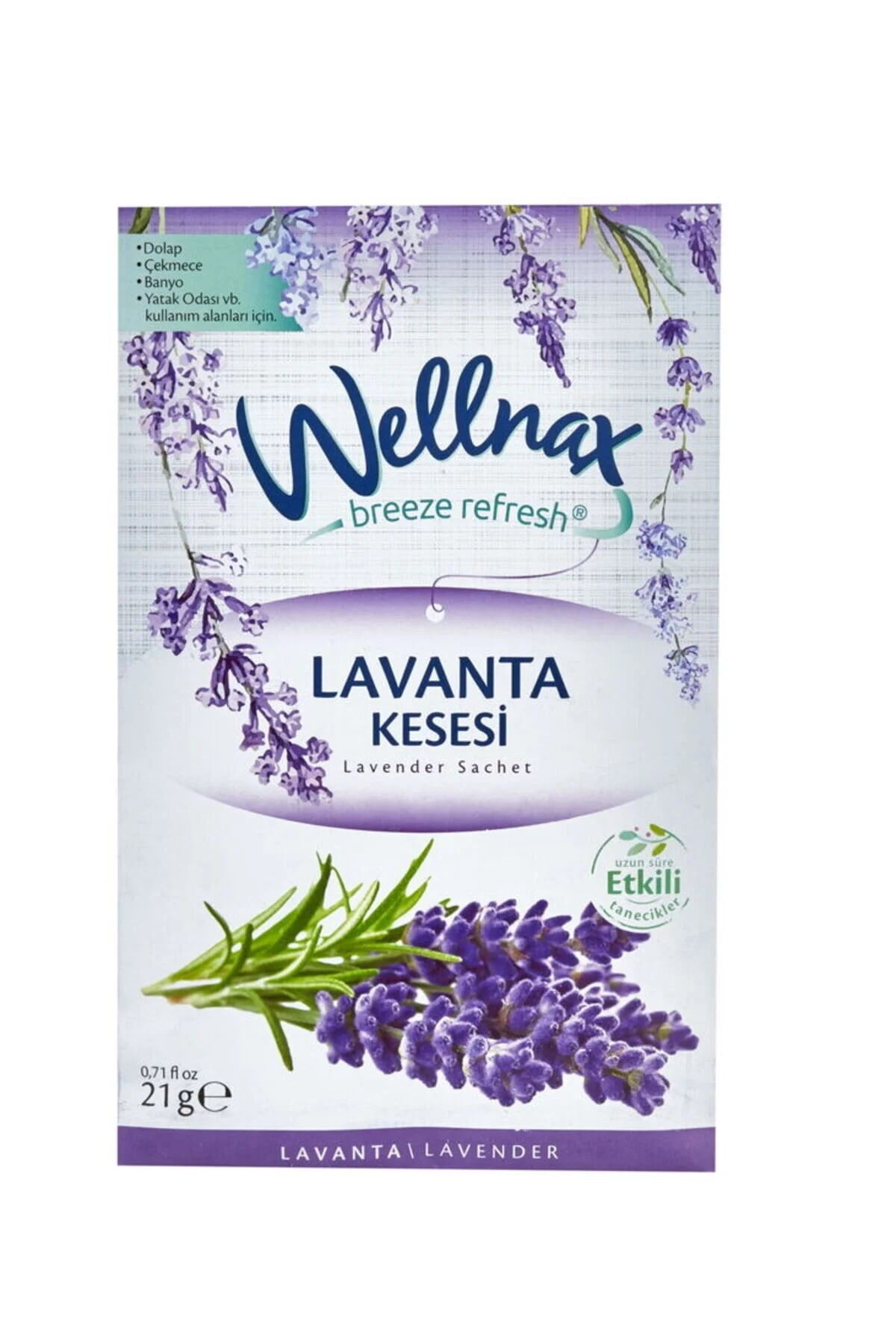 Wellnax Askılı Dolap Ve Çekmece Kokusu Lavanta  