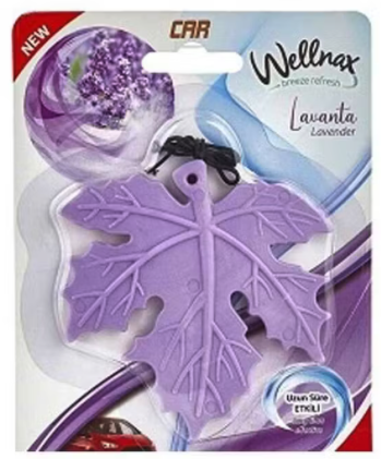 Wellnax Yaprak Oto Kokusu Ferahlatıcı Lavanta  