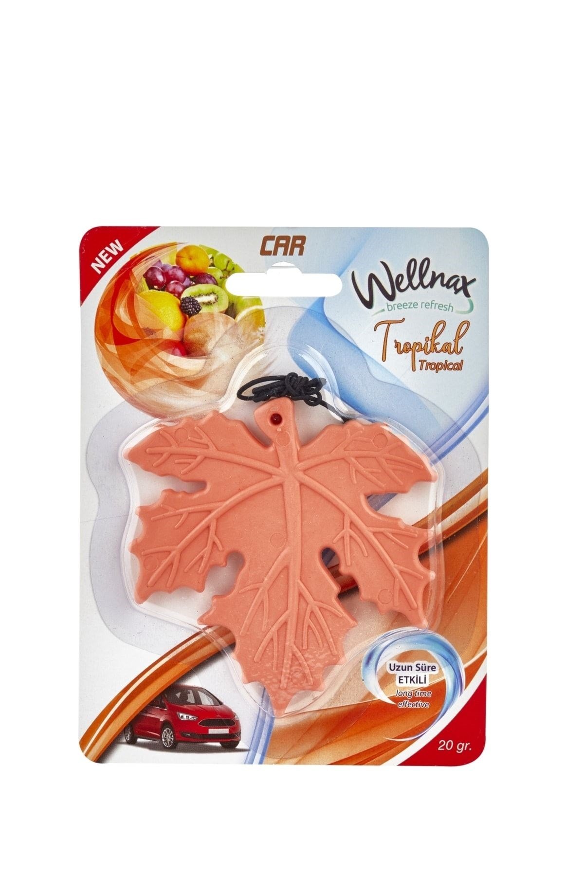 Wellnax Yaprak Oto Kokusu Ferahlatıcı Tropikal (5 adet)