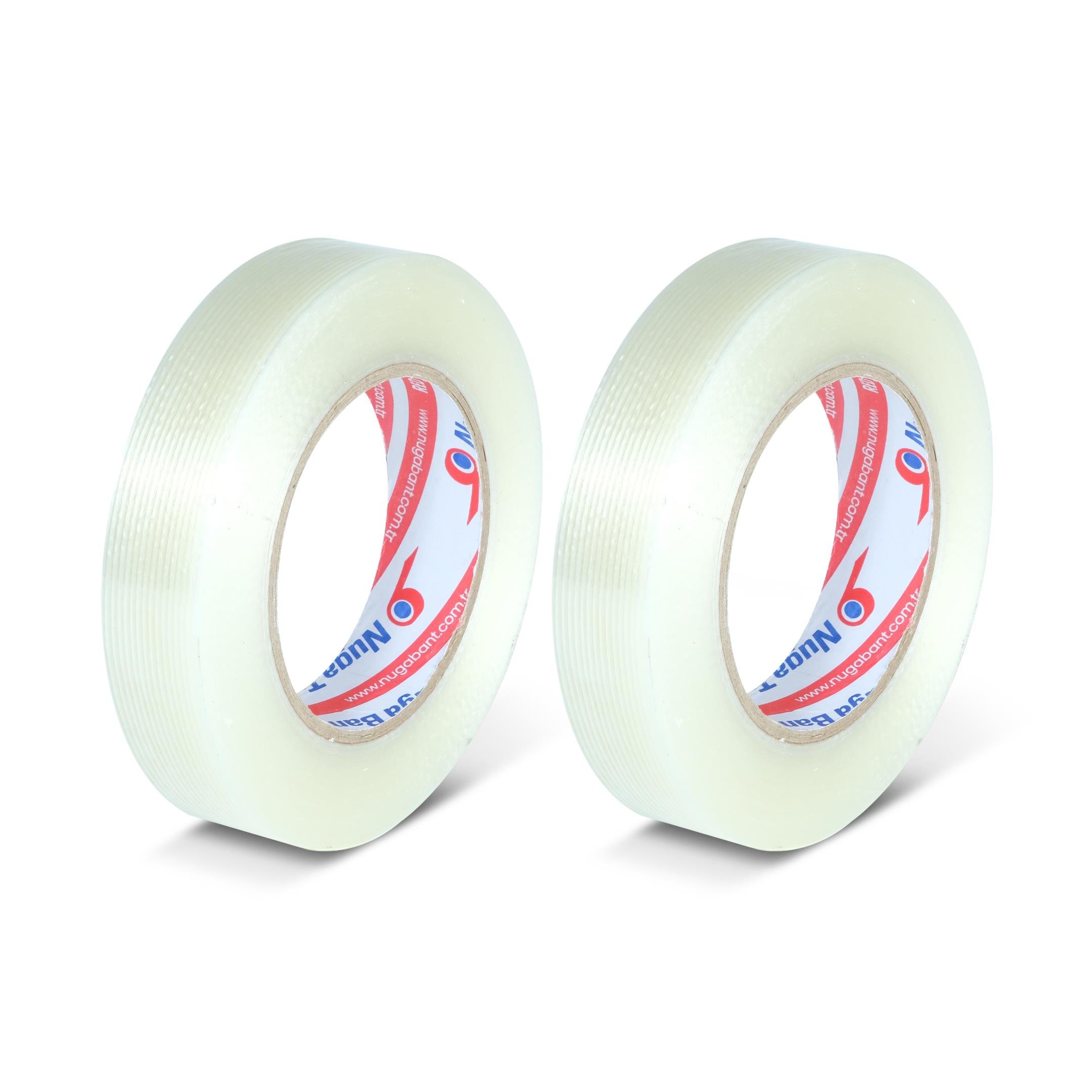 25 MM X 50 MT TAKVİYELİ AMBALAJ FİLAMENT BANDI