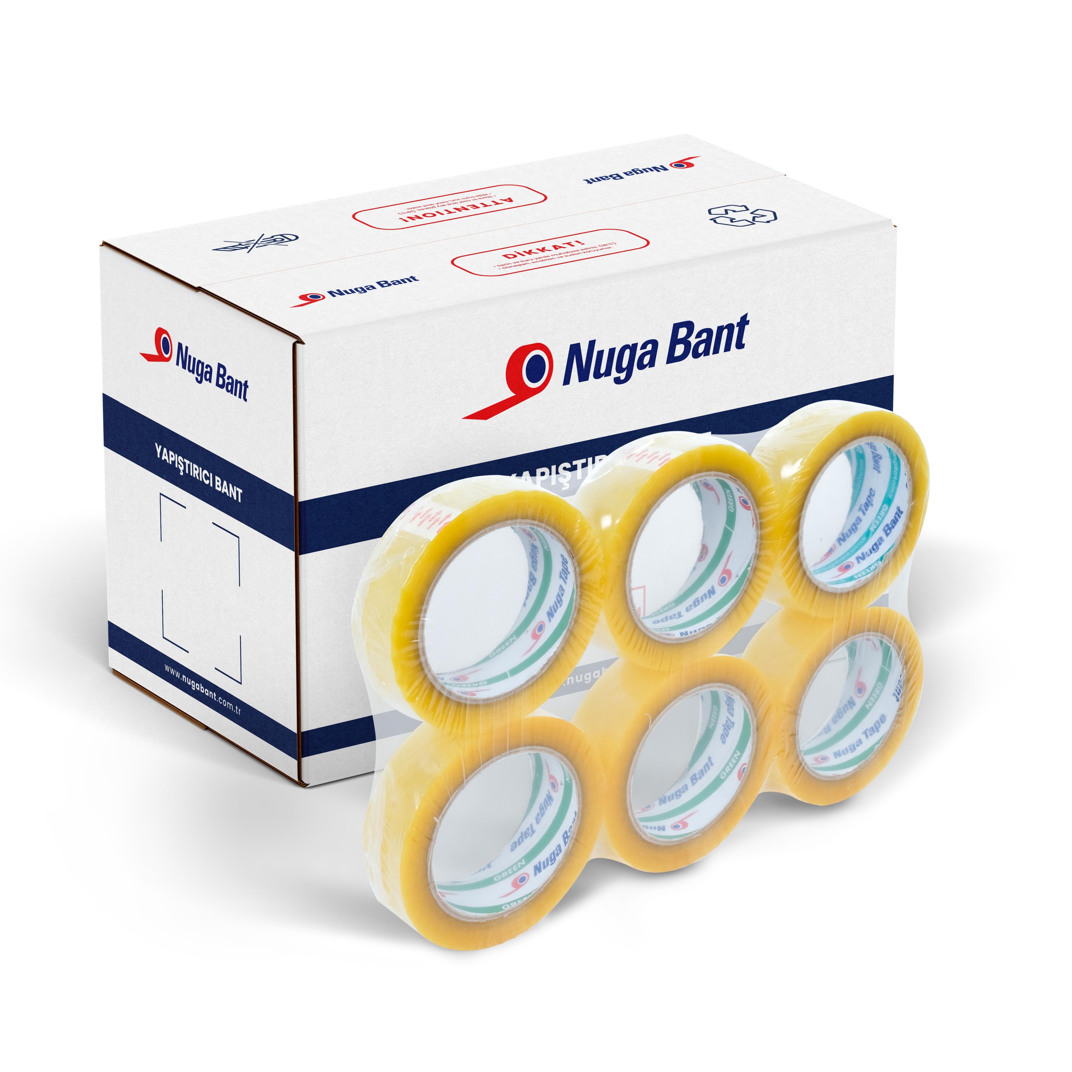 45 MM X 100 MT ŞEFFAF KOLİ BANDI AKRİLİK 