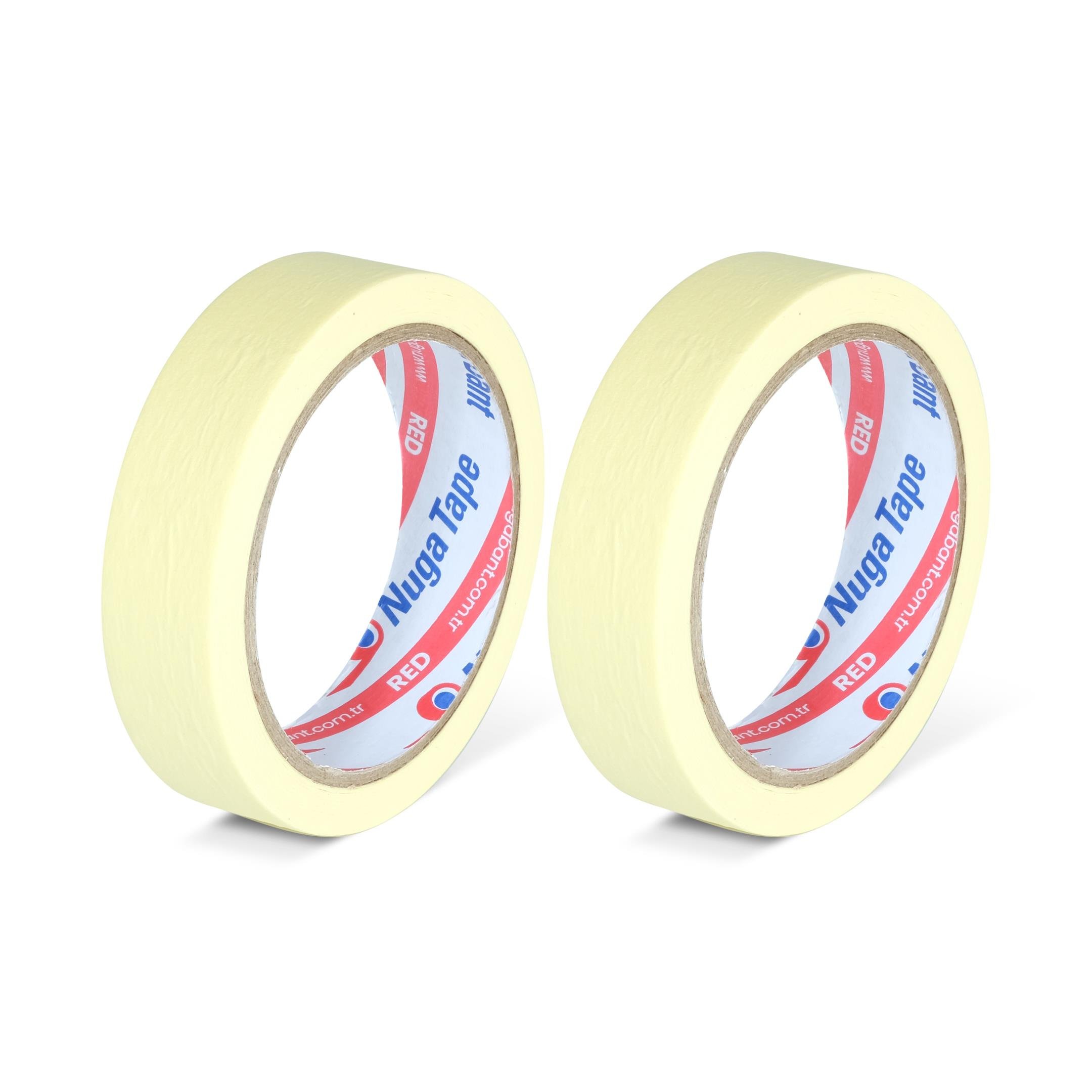 MASKELEME BANDI 24 MM X 25 MT SARI RENK GENEL KULLANIM