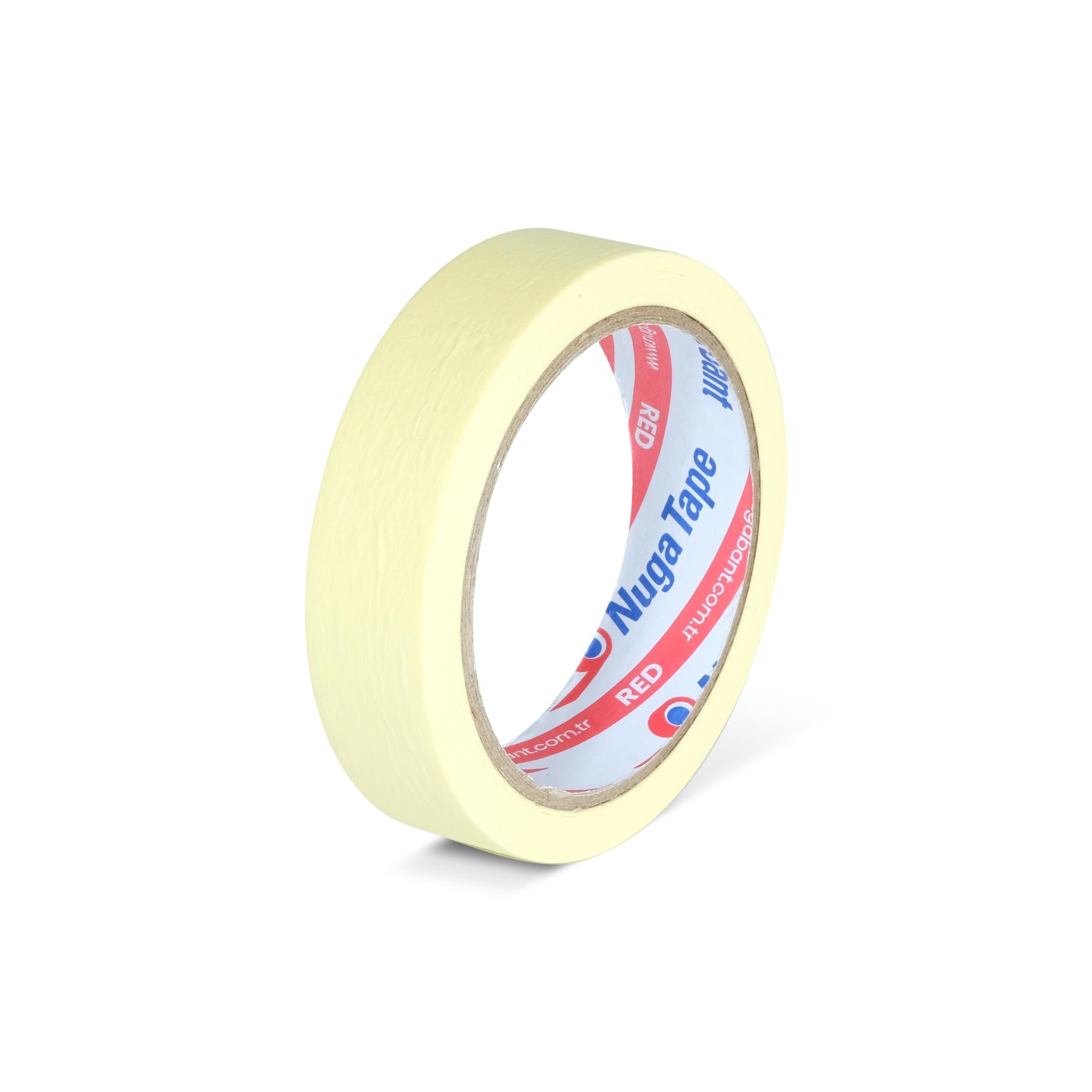 MASKELEME BANDI 24 MM X 25 MT SARI RENK GENEL KULLANIM