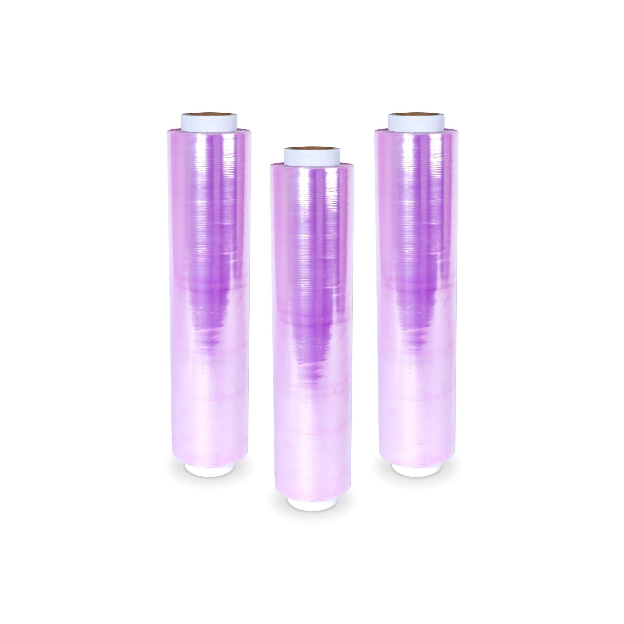 STRECH EL TİPİ GIDA LİLA RENK 9 MİKRON 45 CM 1,3 KG 180 GR MASURA