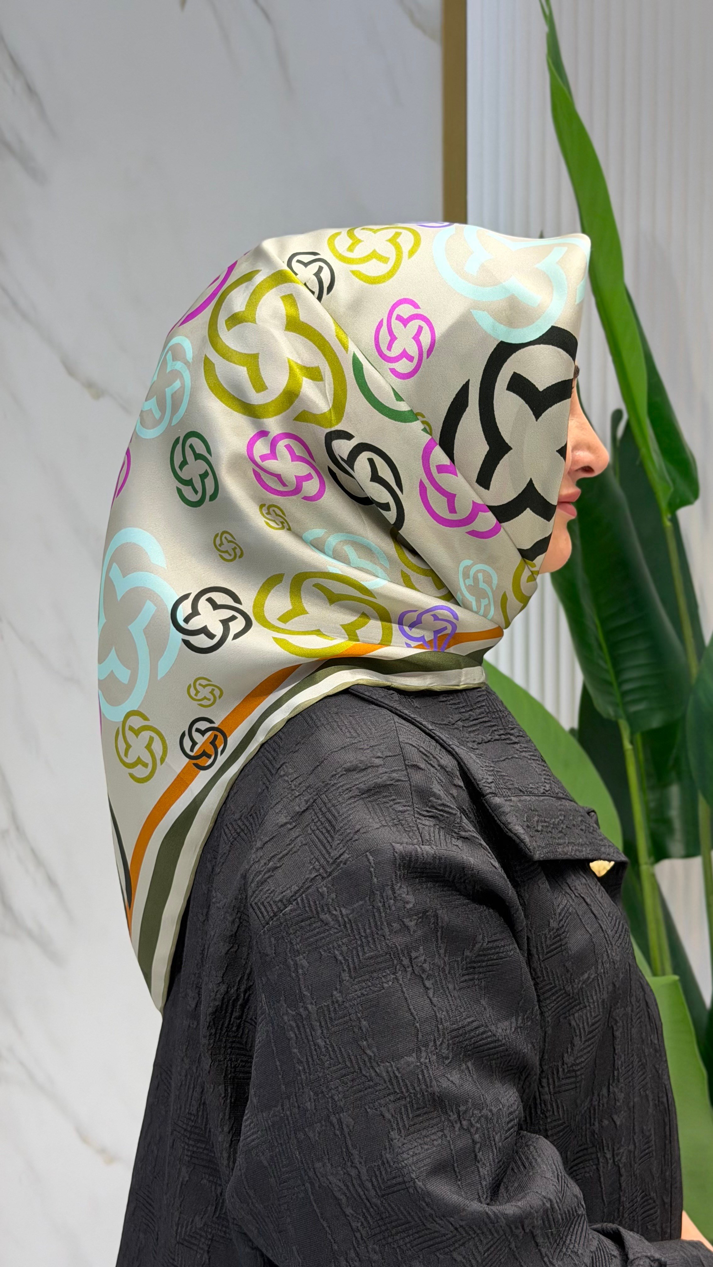 AKER SURA İPEK EŞARP 8831701-351