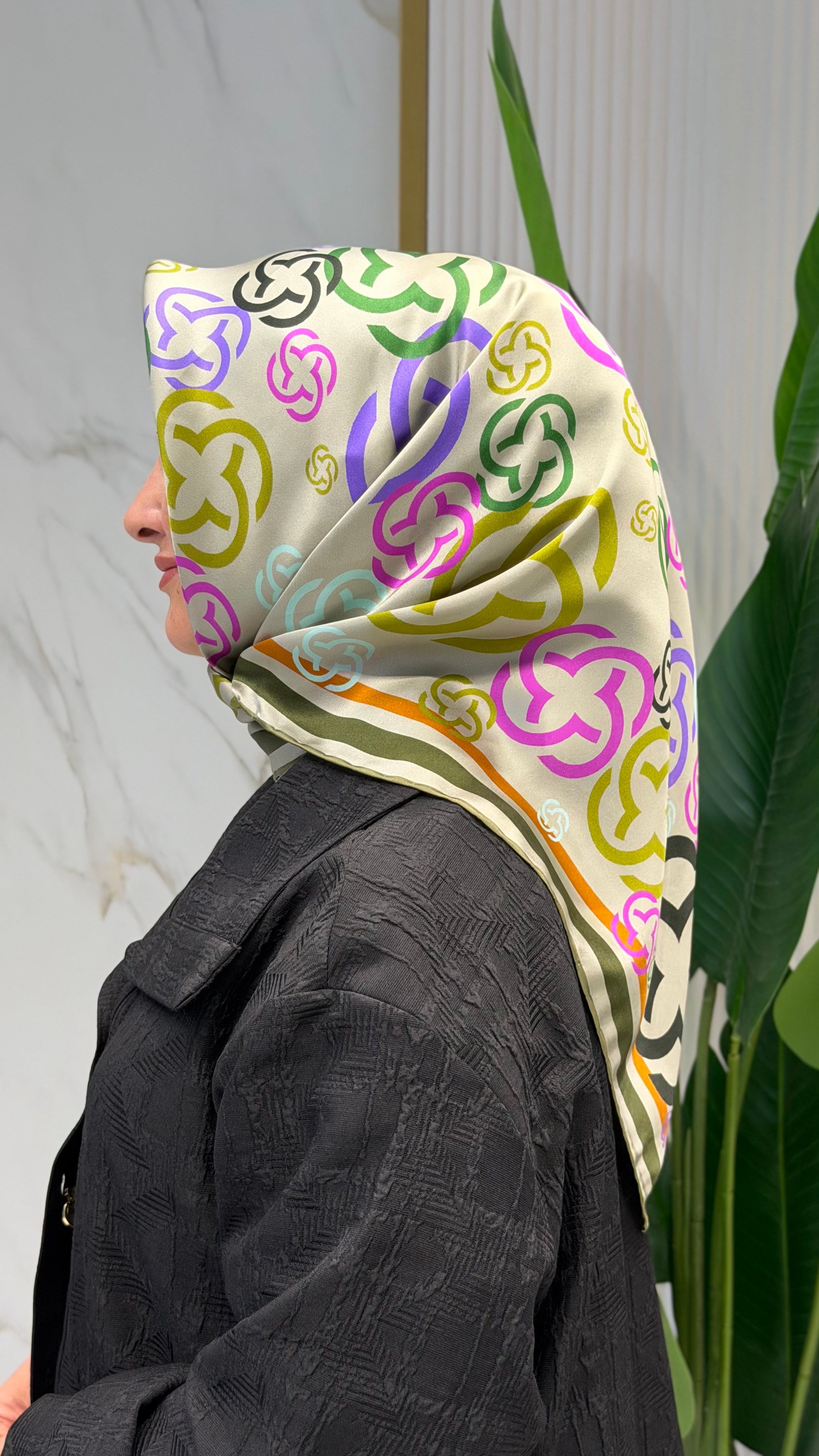 AKER SURA İPEK EŞARP 8831701-351
