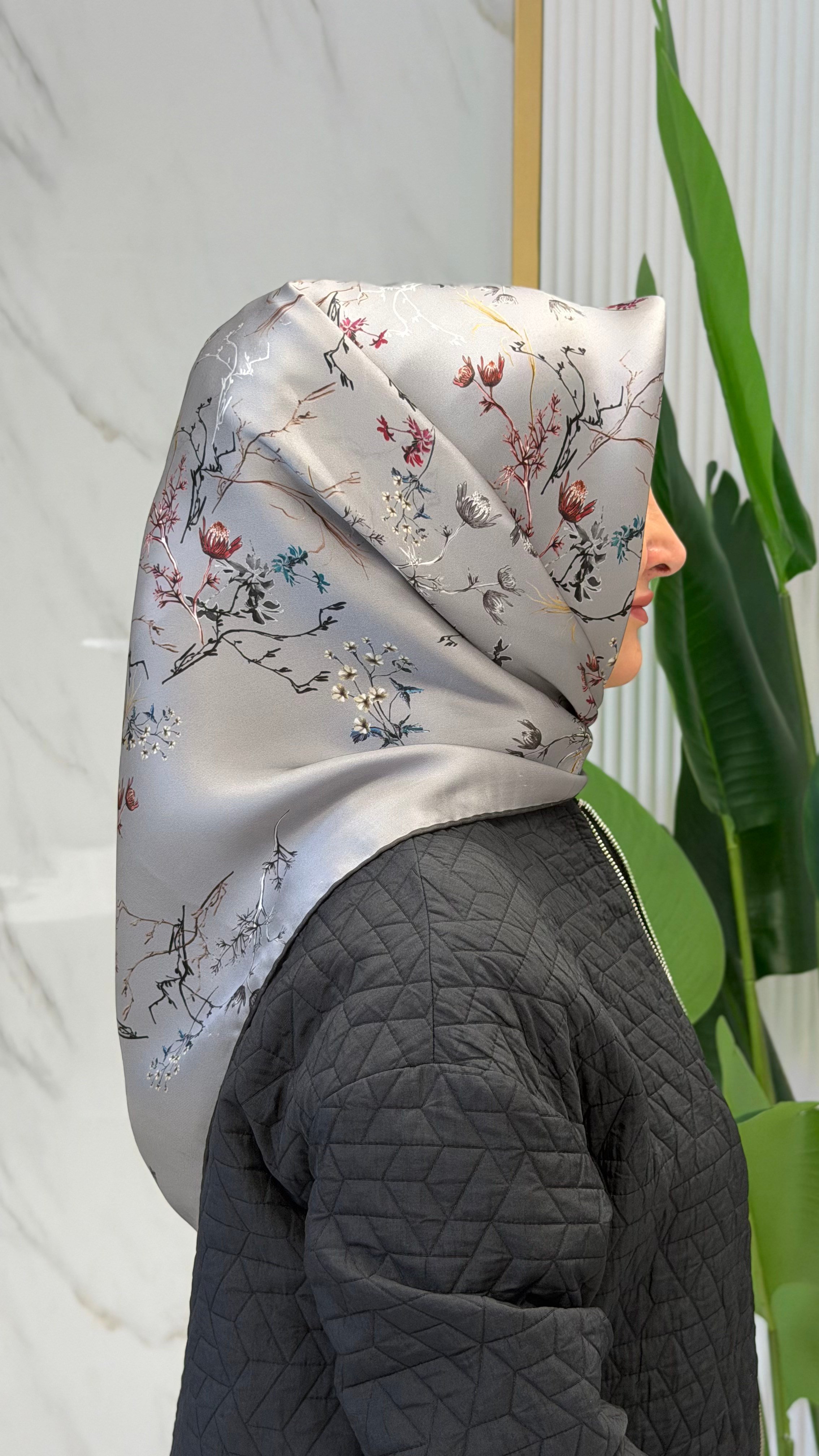 AKER SURA İPEK EŞARP - 9077701-371