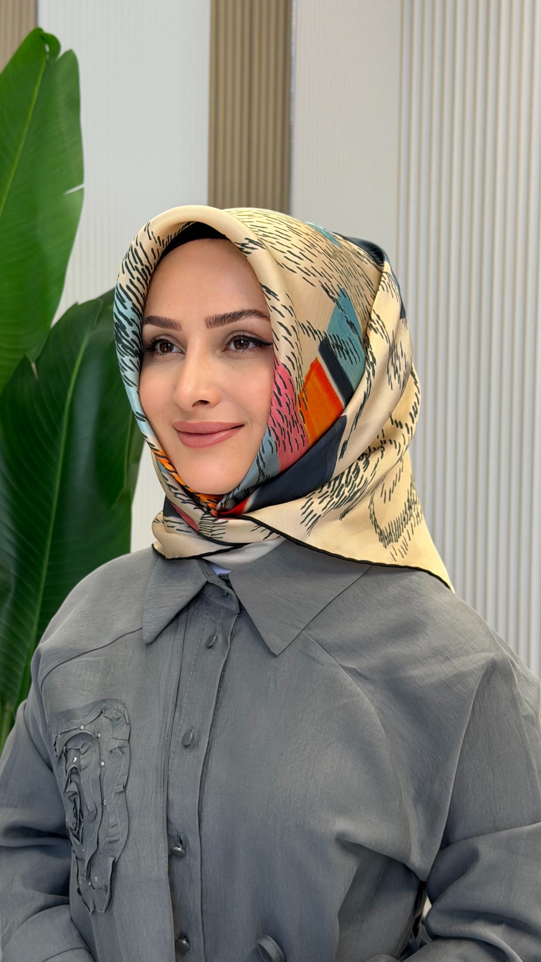 AKER SURA İPEK EŞARP -9146701-311
