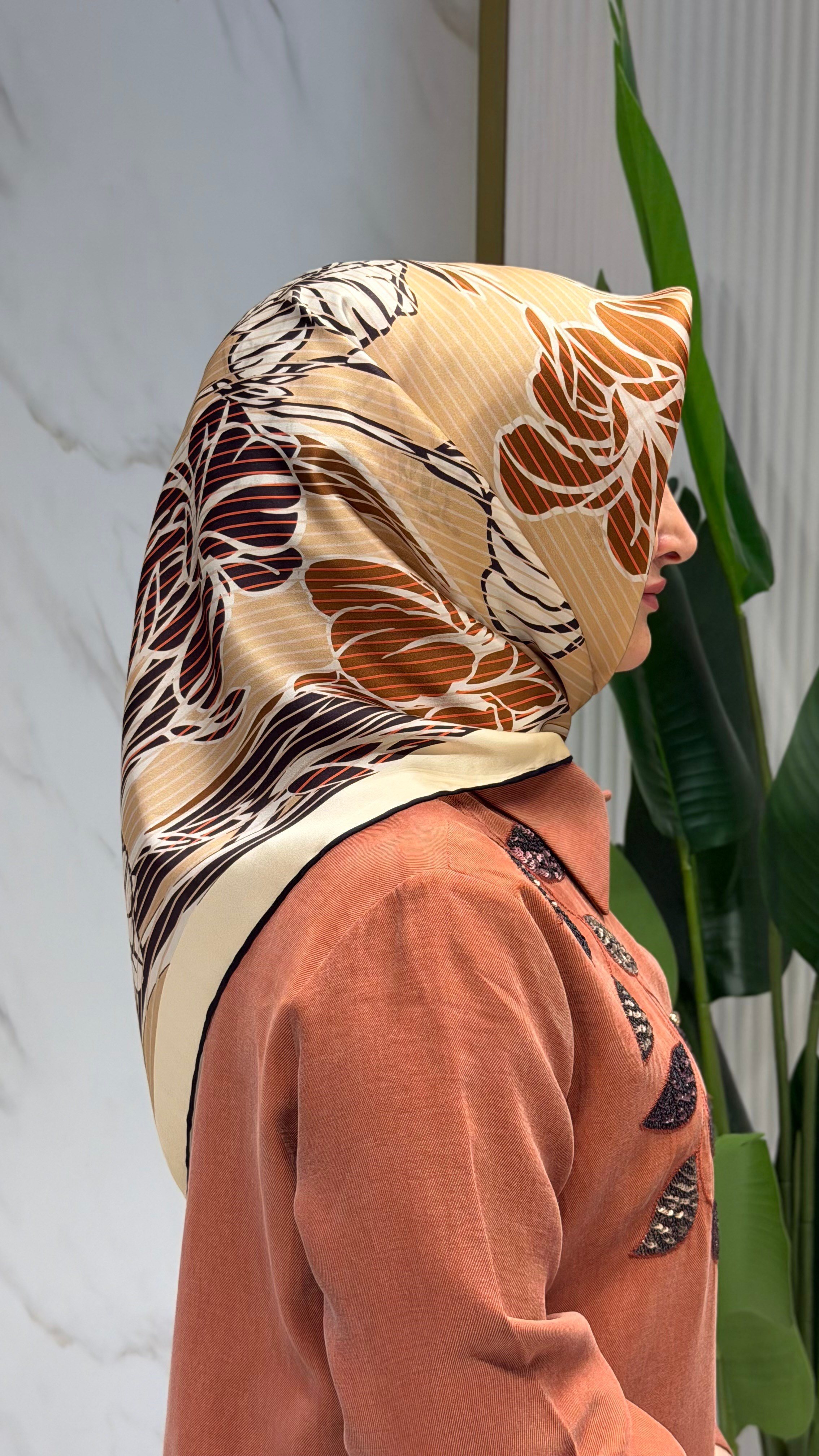 AKER SURA İPEK EŞARP -9162701-313