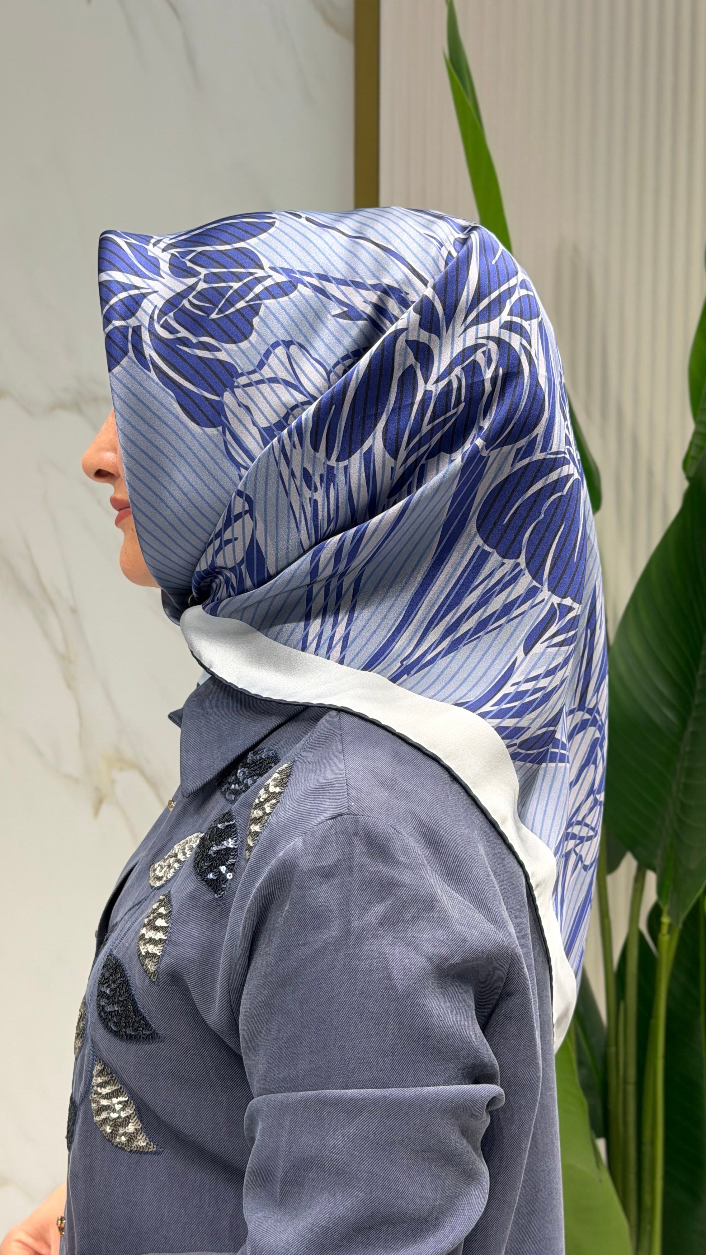 AKER SURA İPEK EŞARP -9162701-322