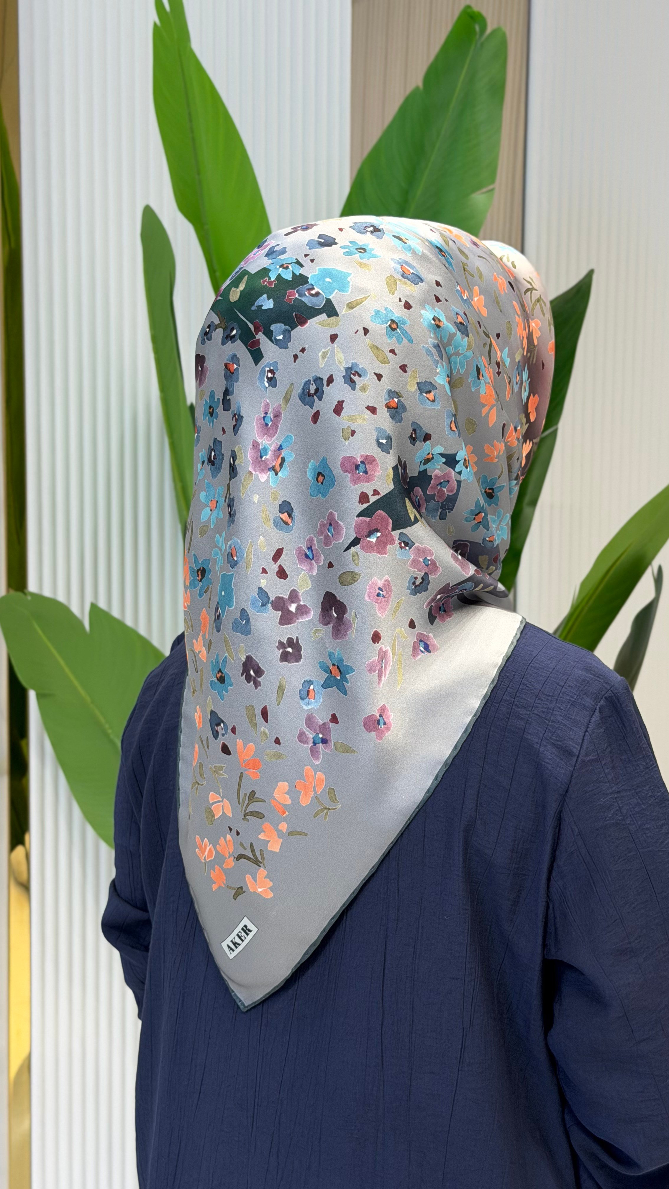 AKER SURA İPEK EŞARP -9163701-351