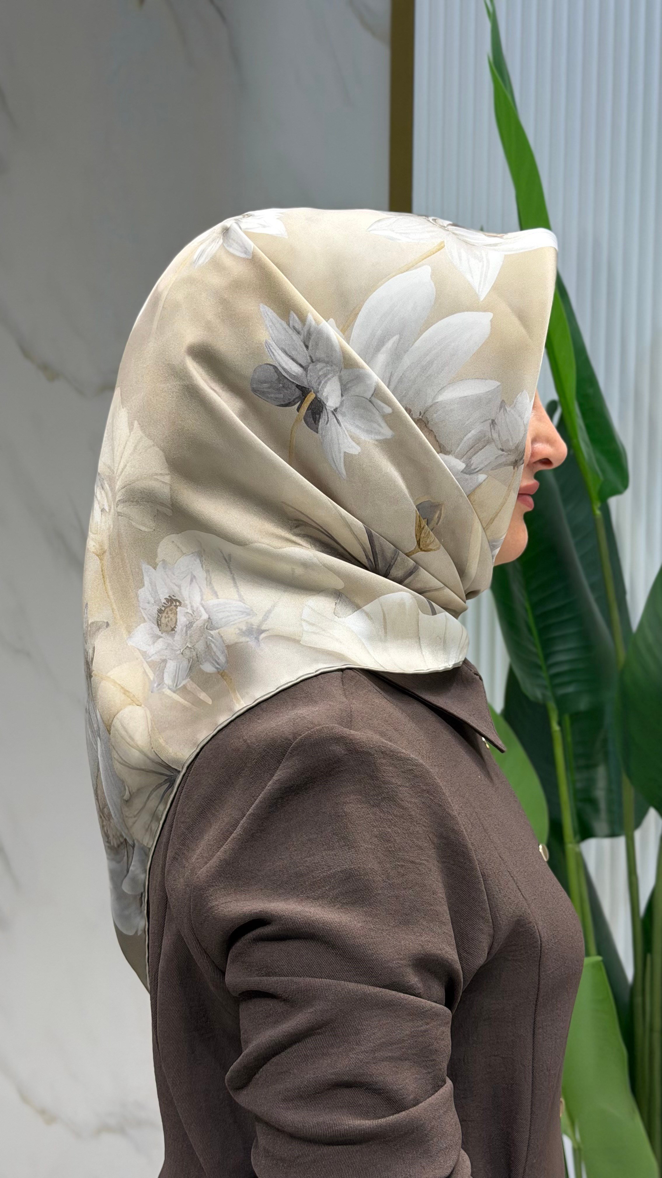ARMİNE SURA İPEK EŞARP -9505-84