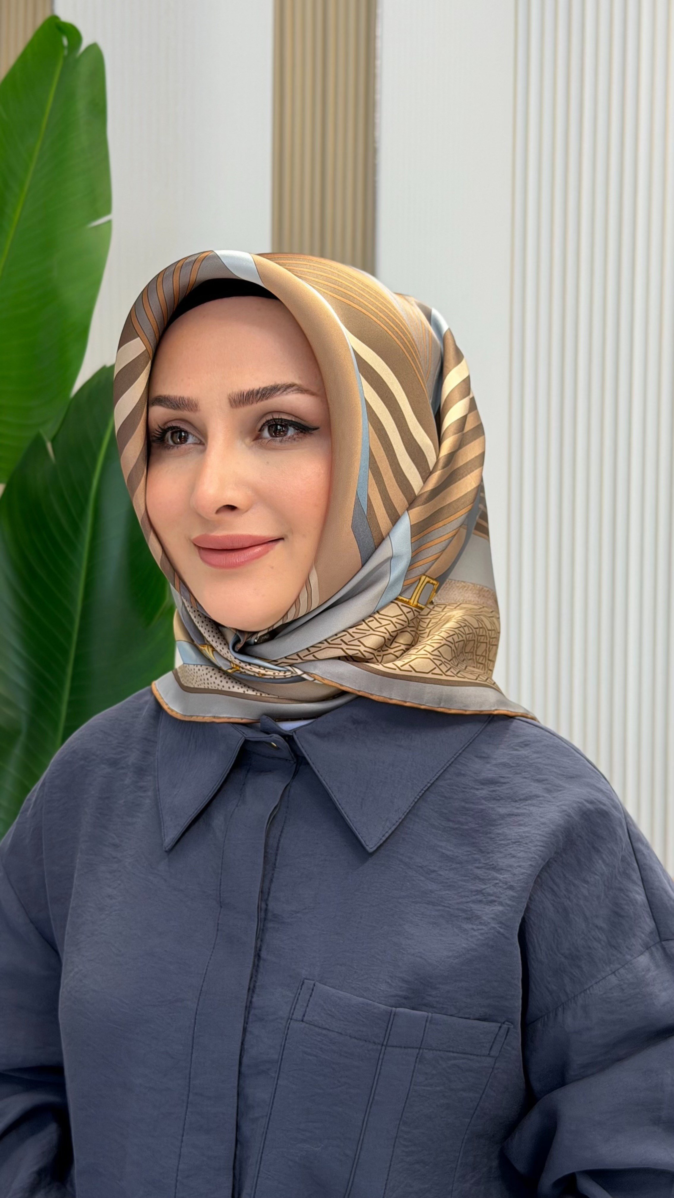 ARMİNE SURA İPEK EŞARP - 9521-03