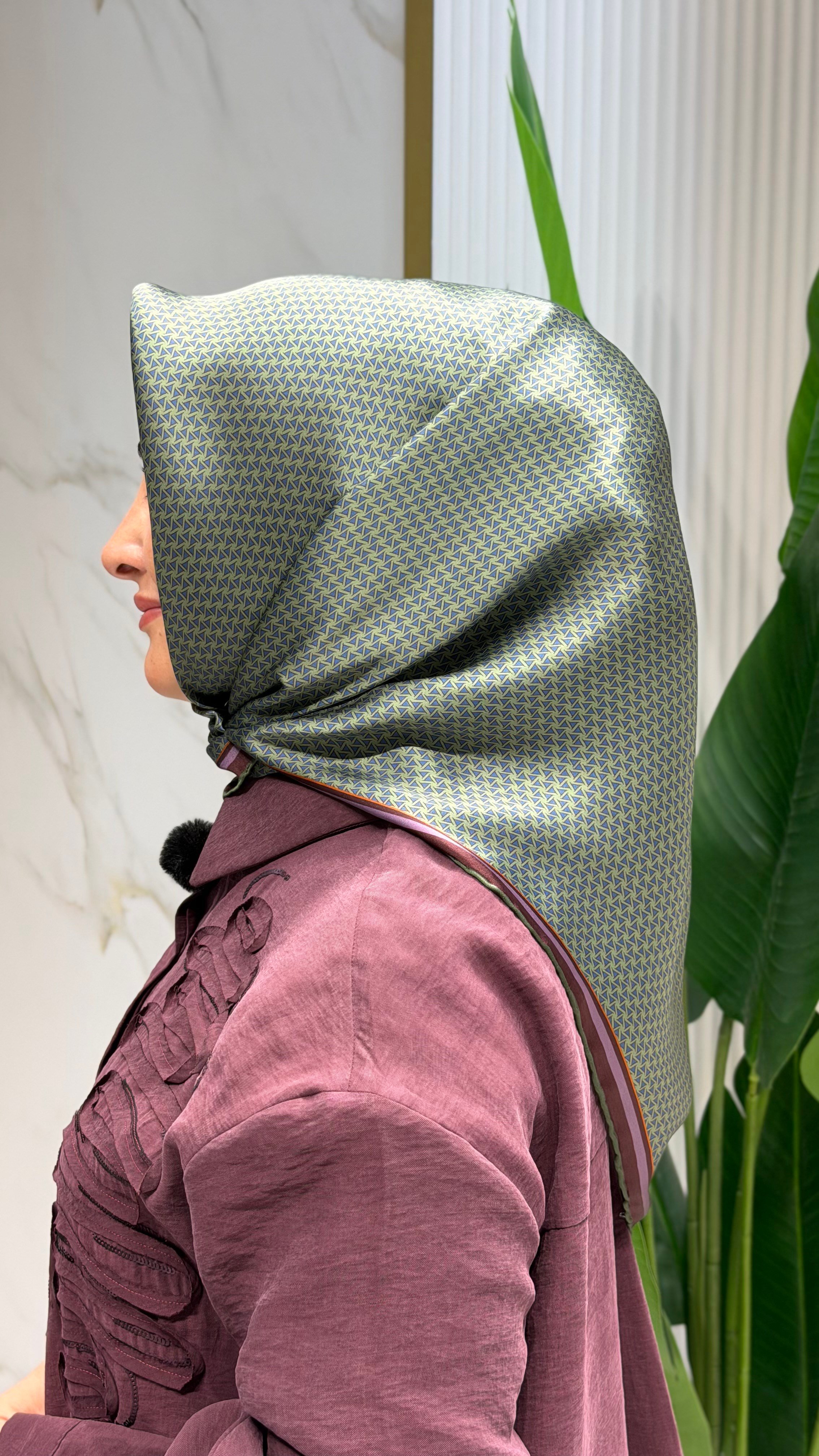 ARMİNE SURA İPEK EŞARP -9528-55