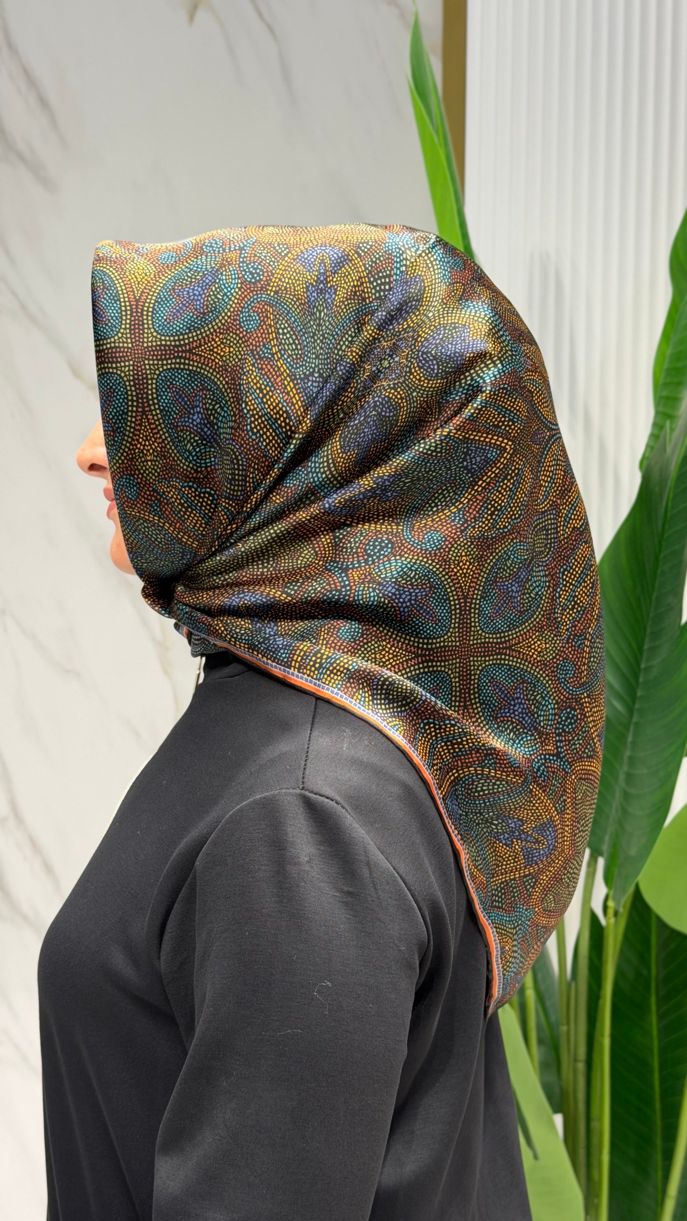 ARMINE SURA İPEK EŞARP - 9540-4