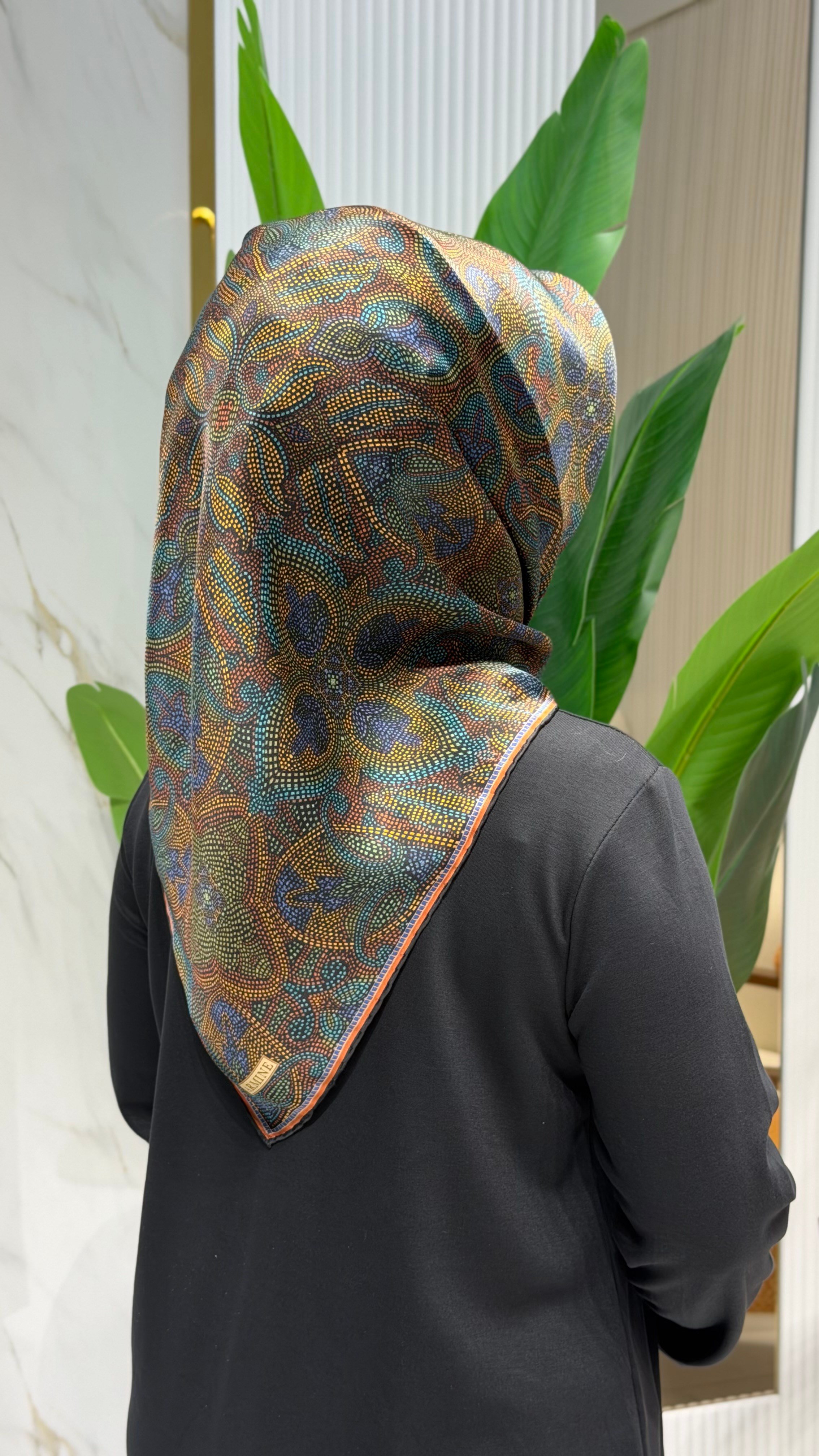 ARMINE SURA İPEK EŞARP - 9540-4