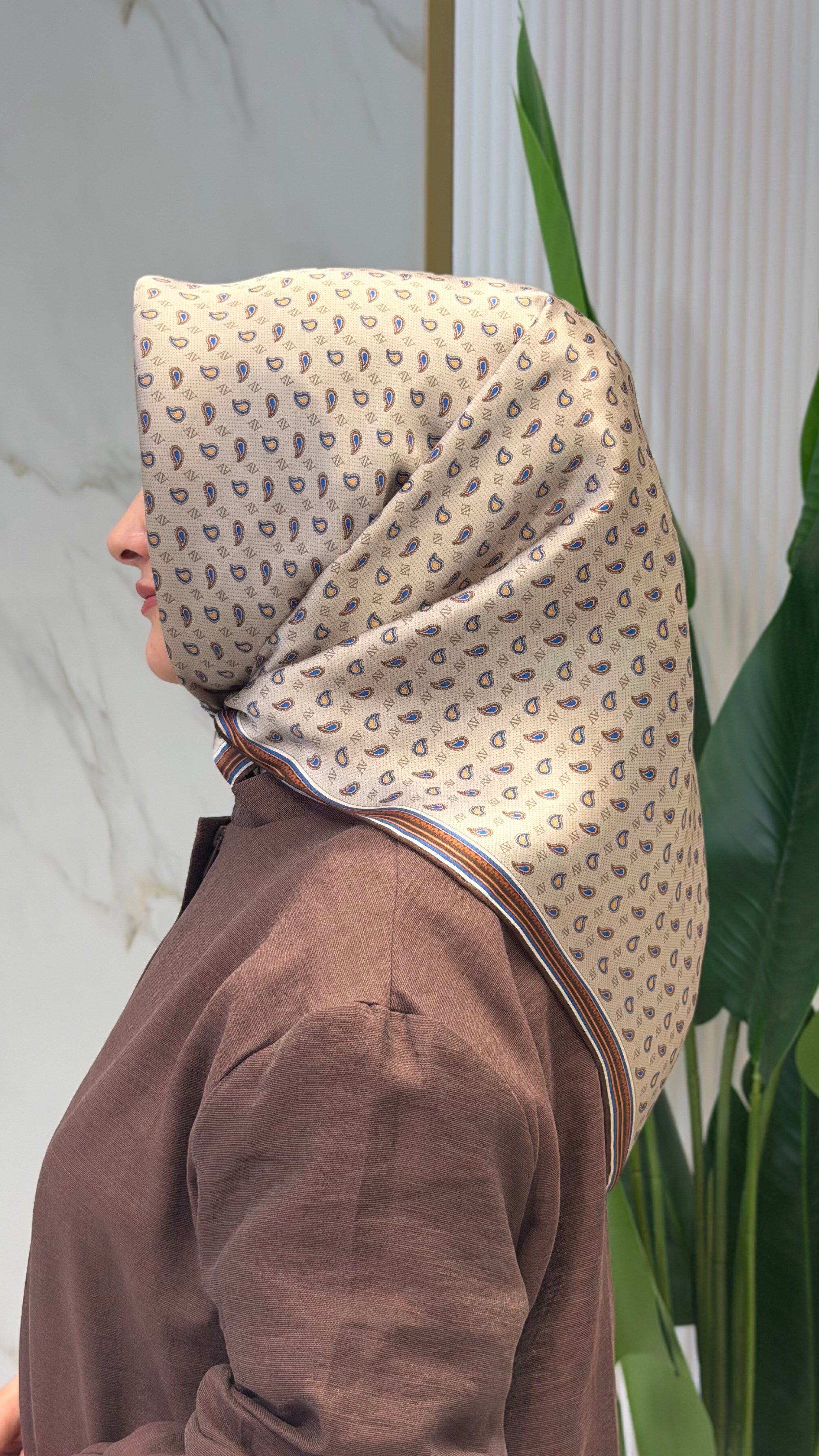 ARMİNE SURA İPEK EŞARP - 9548-33