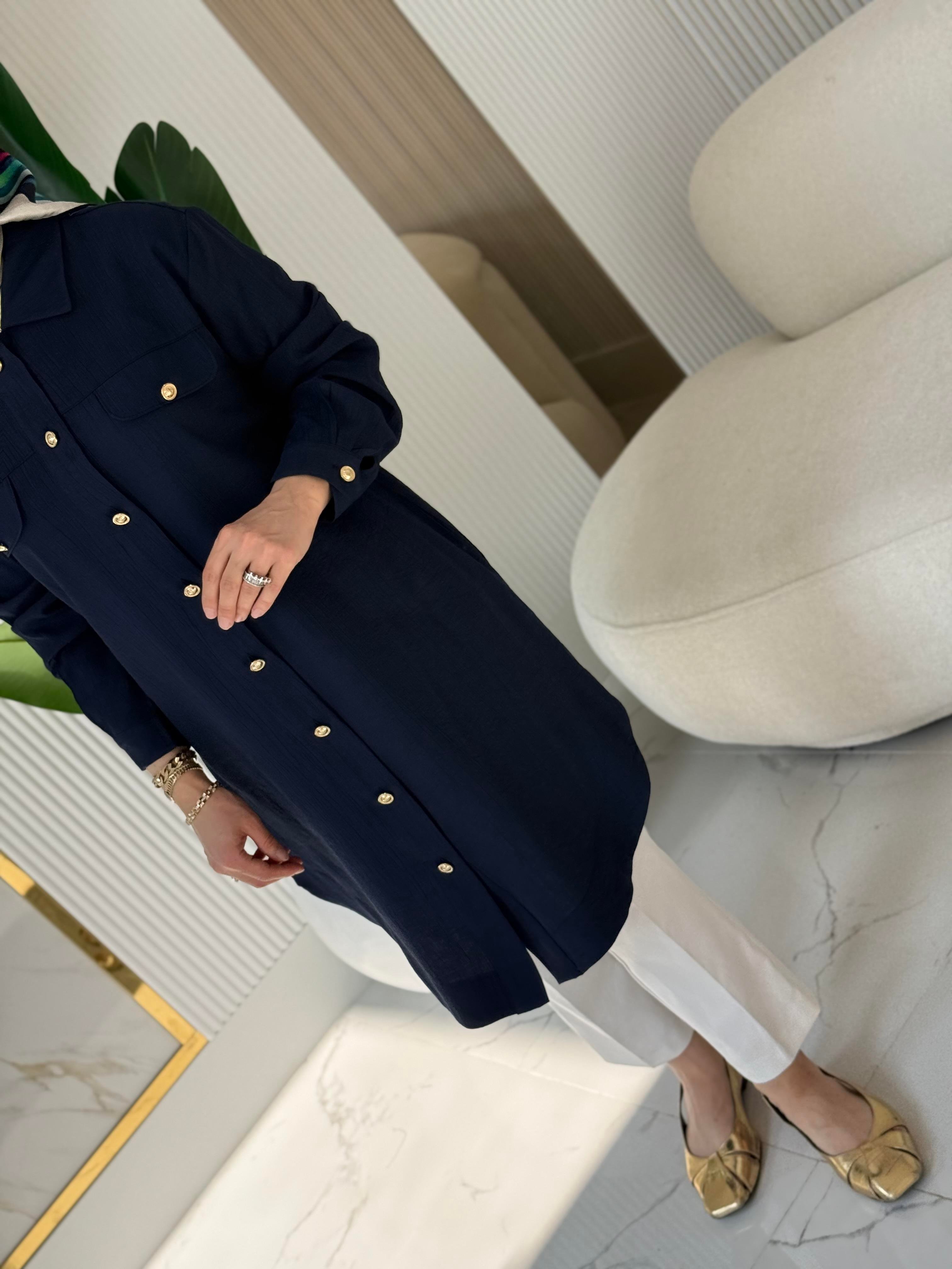 ARMİNE TREND CEP DETAYLI TUNİK- 25YT4145