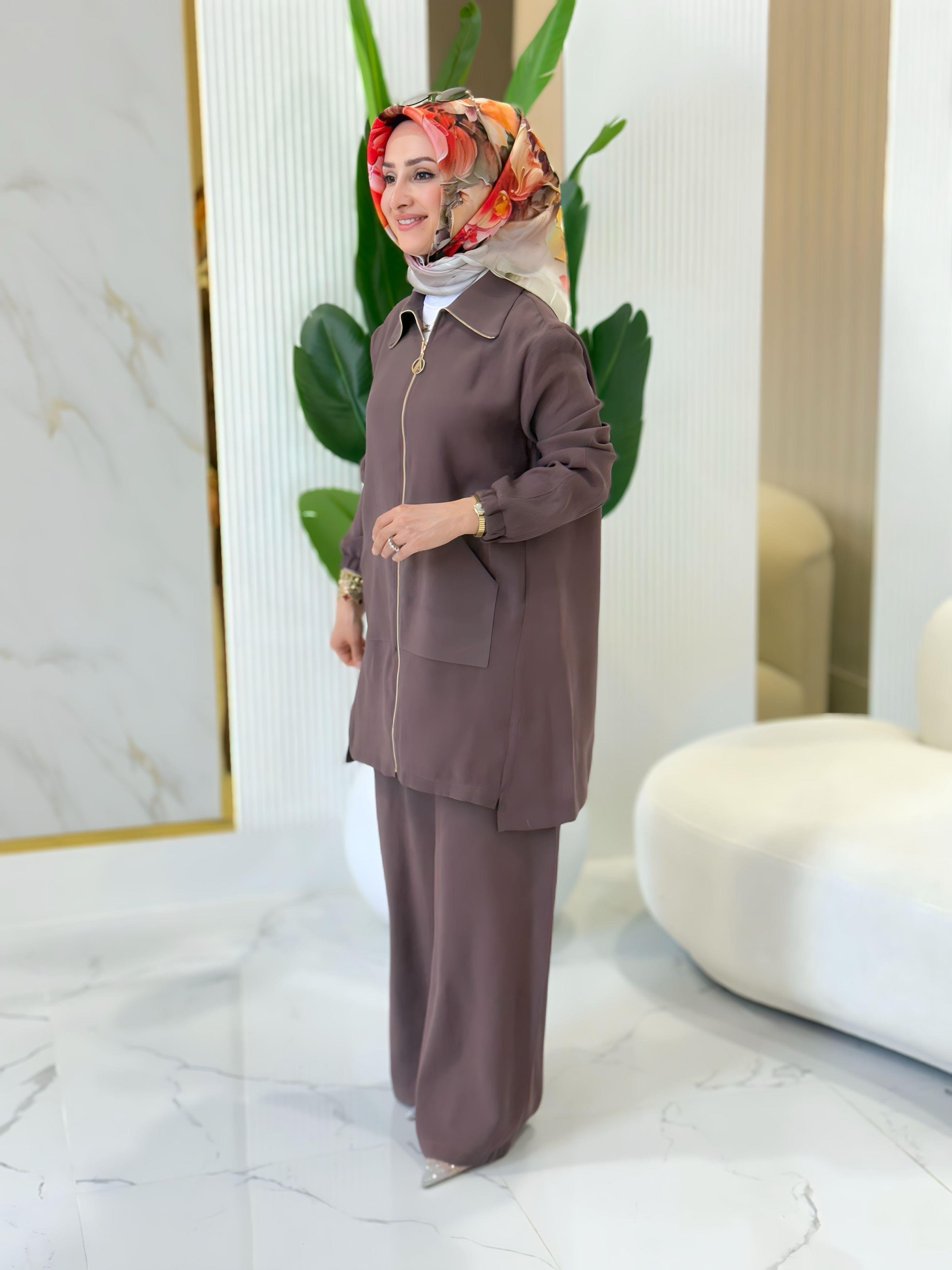 ARMİNE TREND CEPLİ PANTOLONLU TAKIM- 25YT6135