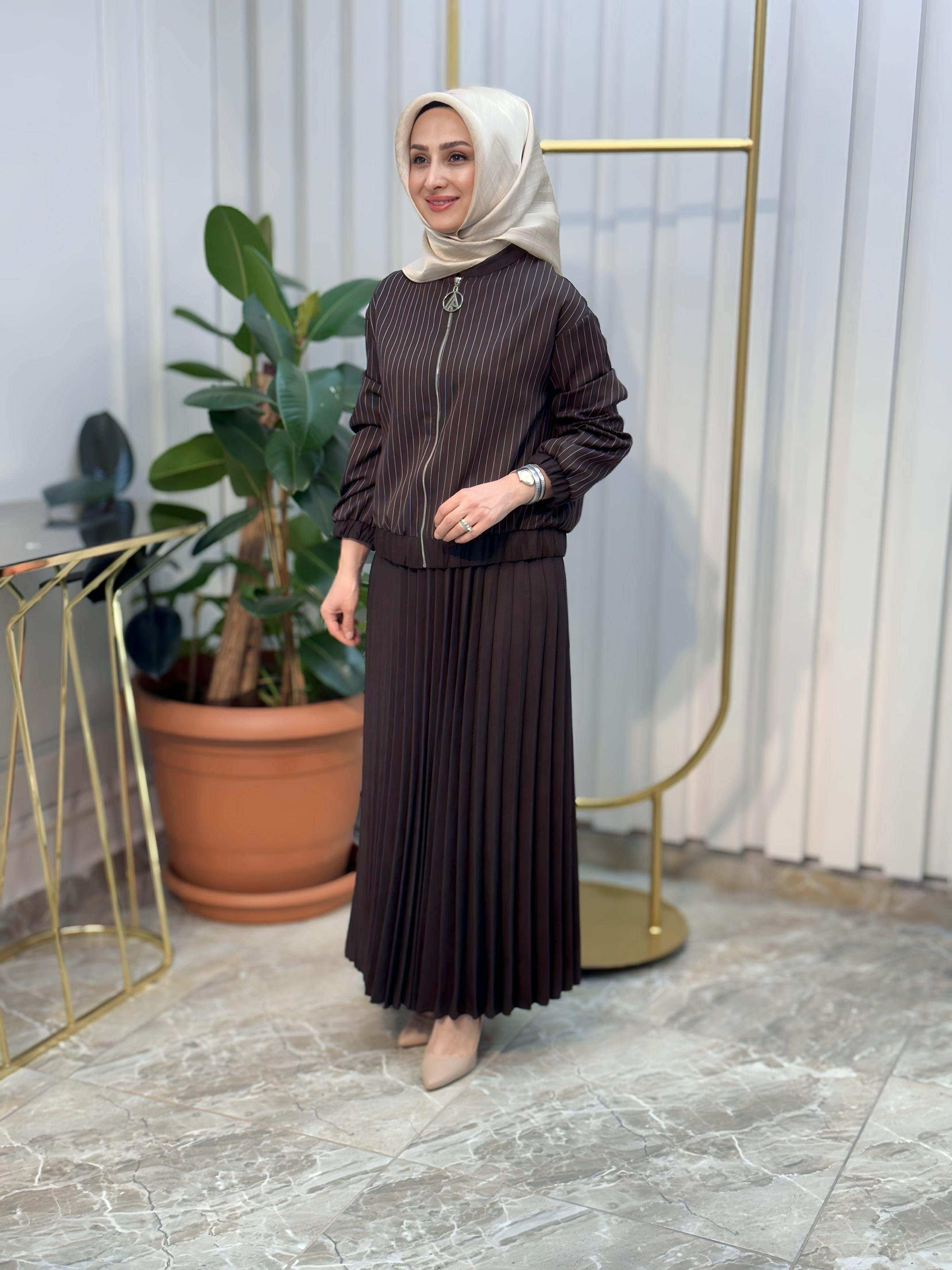 ARMİNE TREND ÇİZGİLİ TAKIM 25YT668