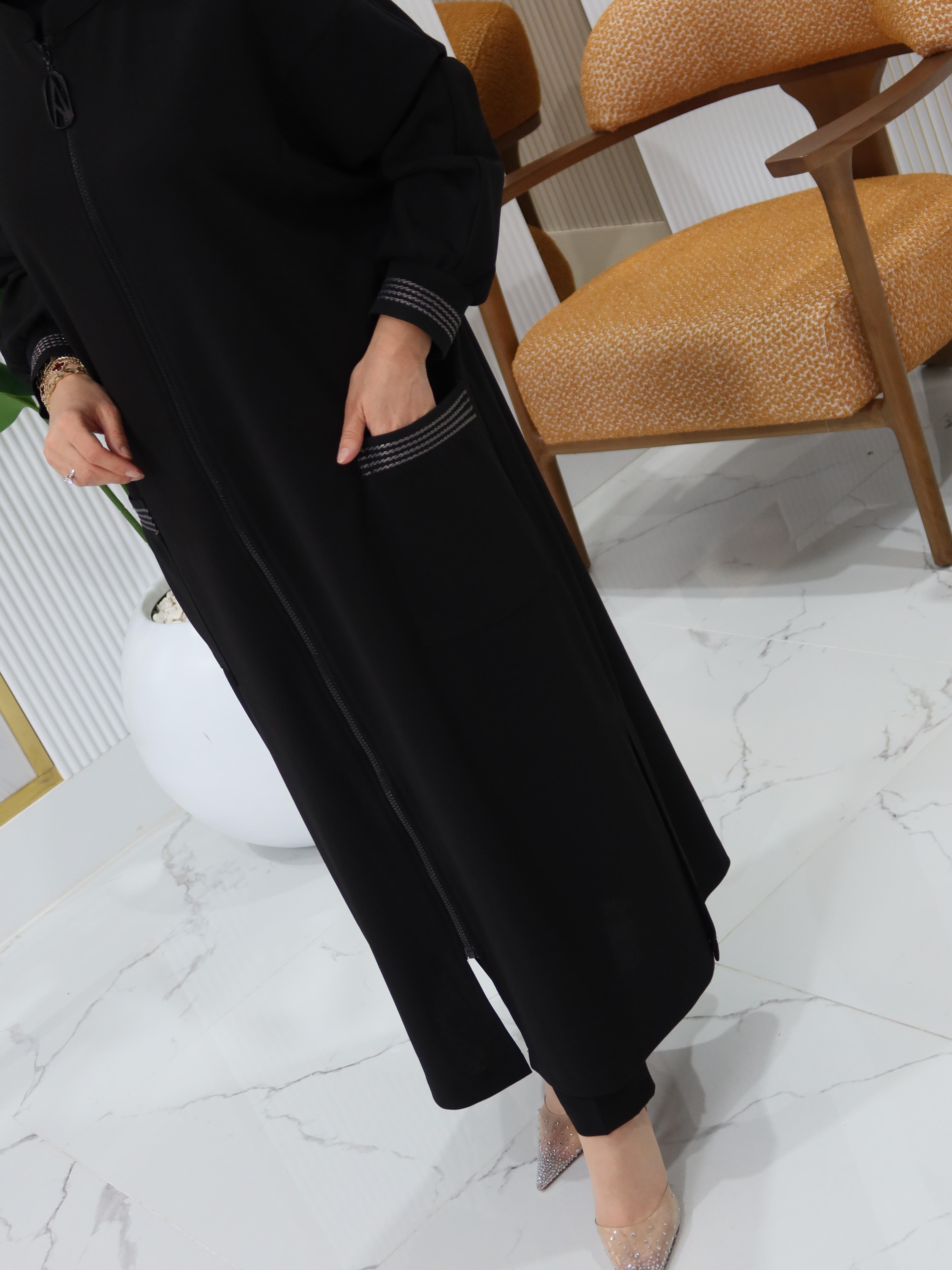 ARMİNE TREND FERMUARLI HIRKA- 25KT557