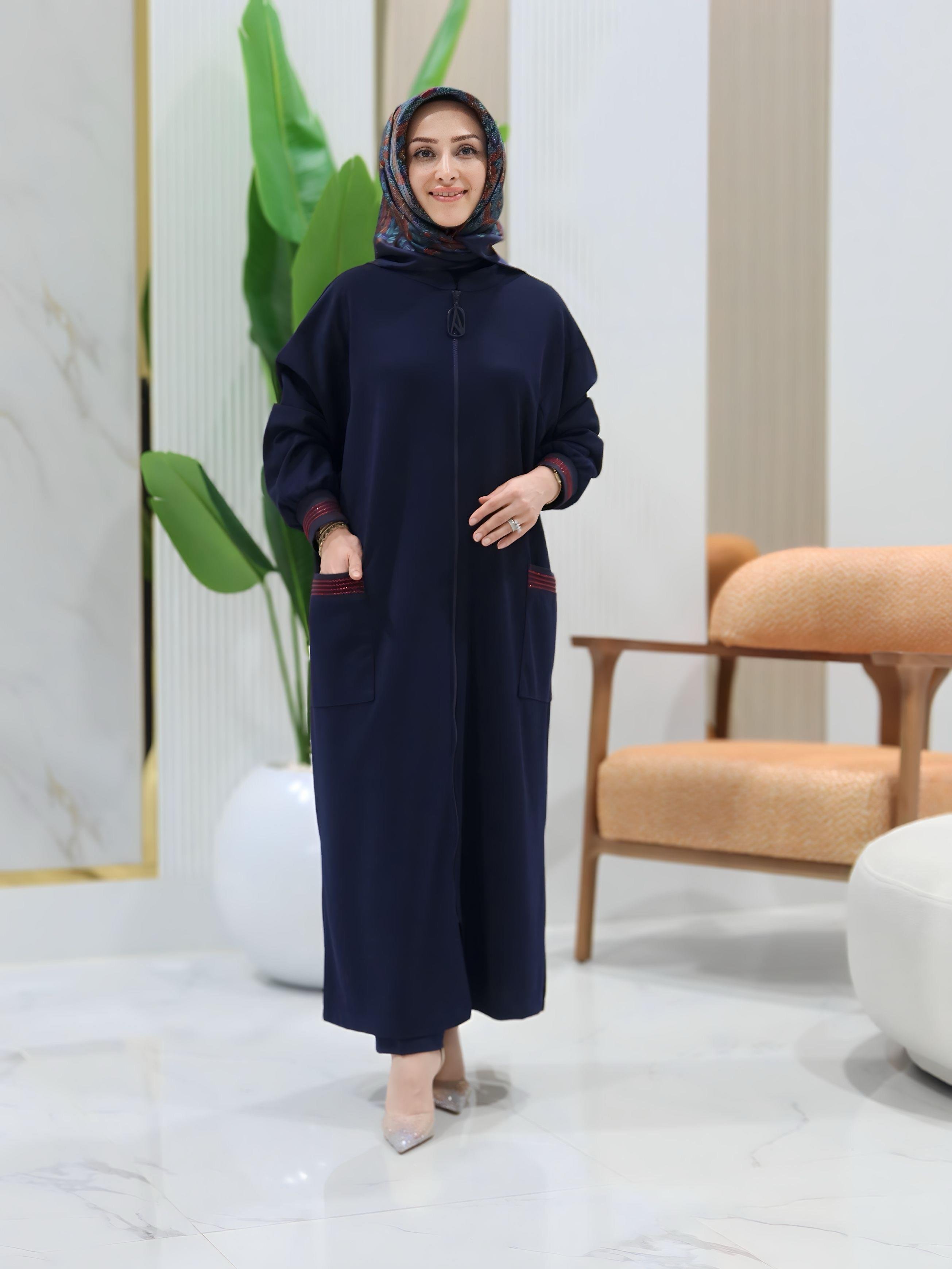 ARMİNE TREND FERMUARLI HIRKA- 25KT557