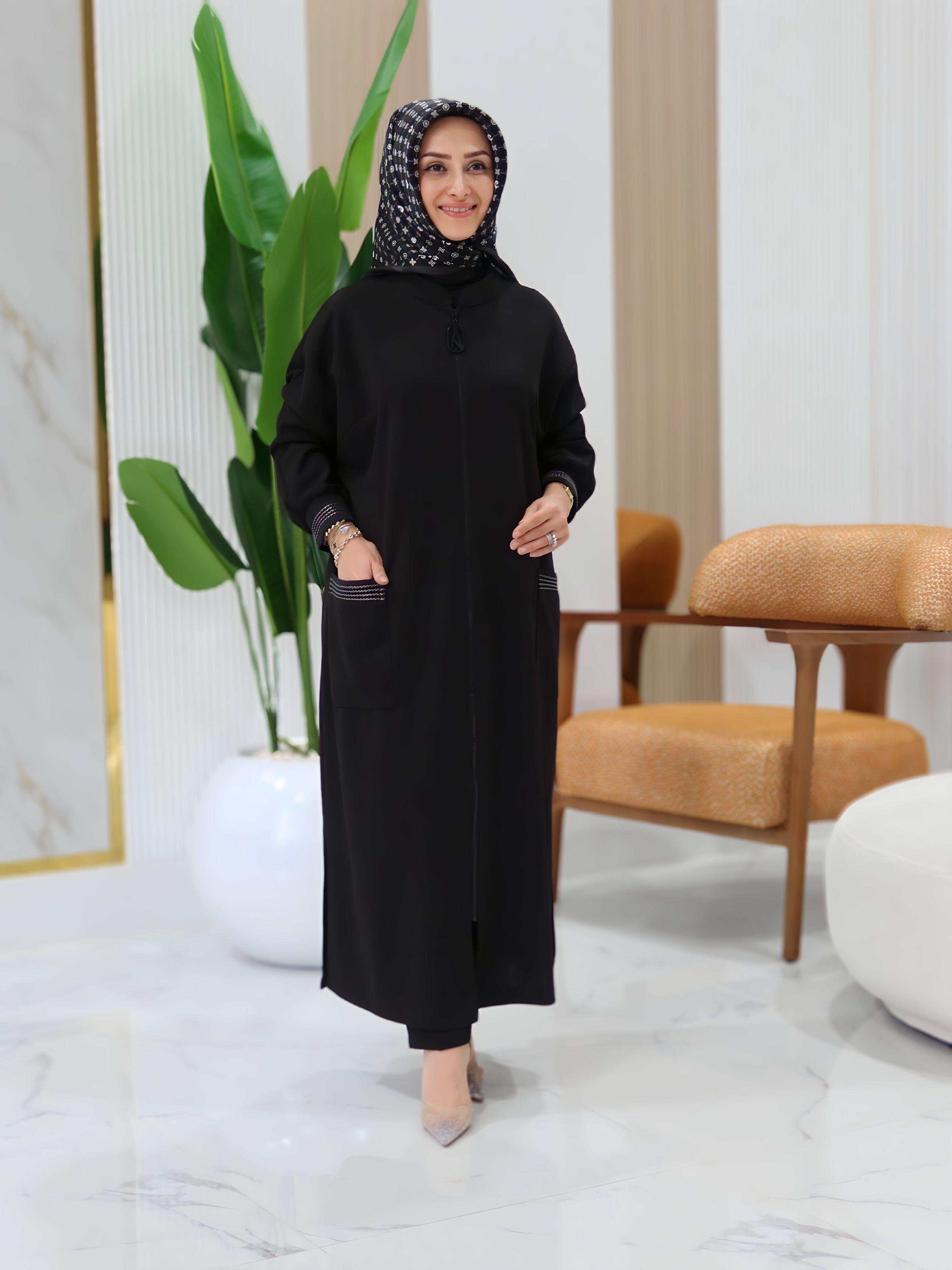 ARMİNE TREND FERMUARLI HIRKA- 25KT557