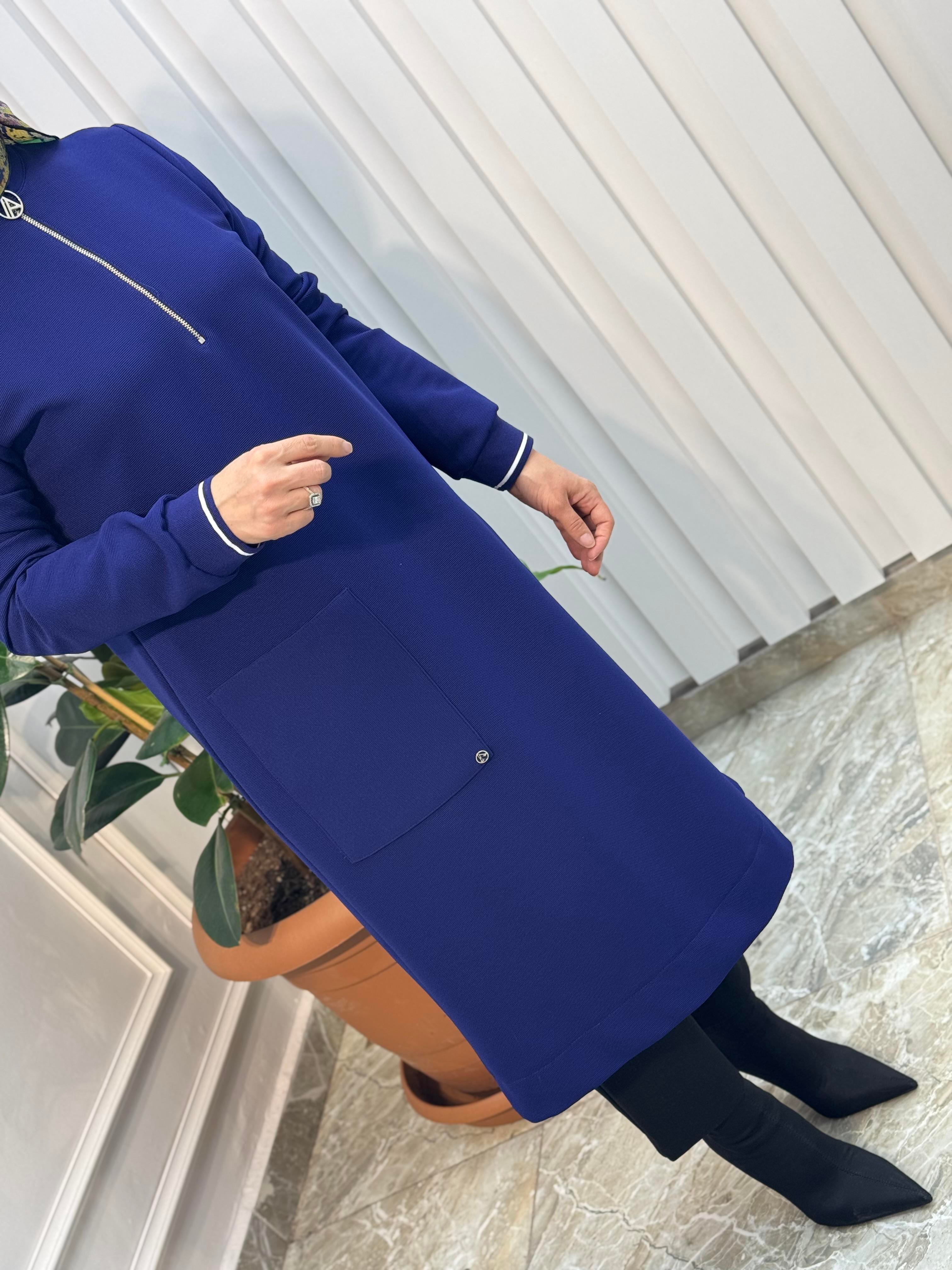ARMİNE TREND YAN CEP DETAYLI TUNİK 24KT453
