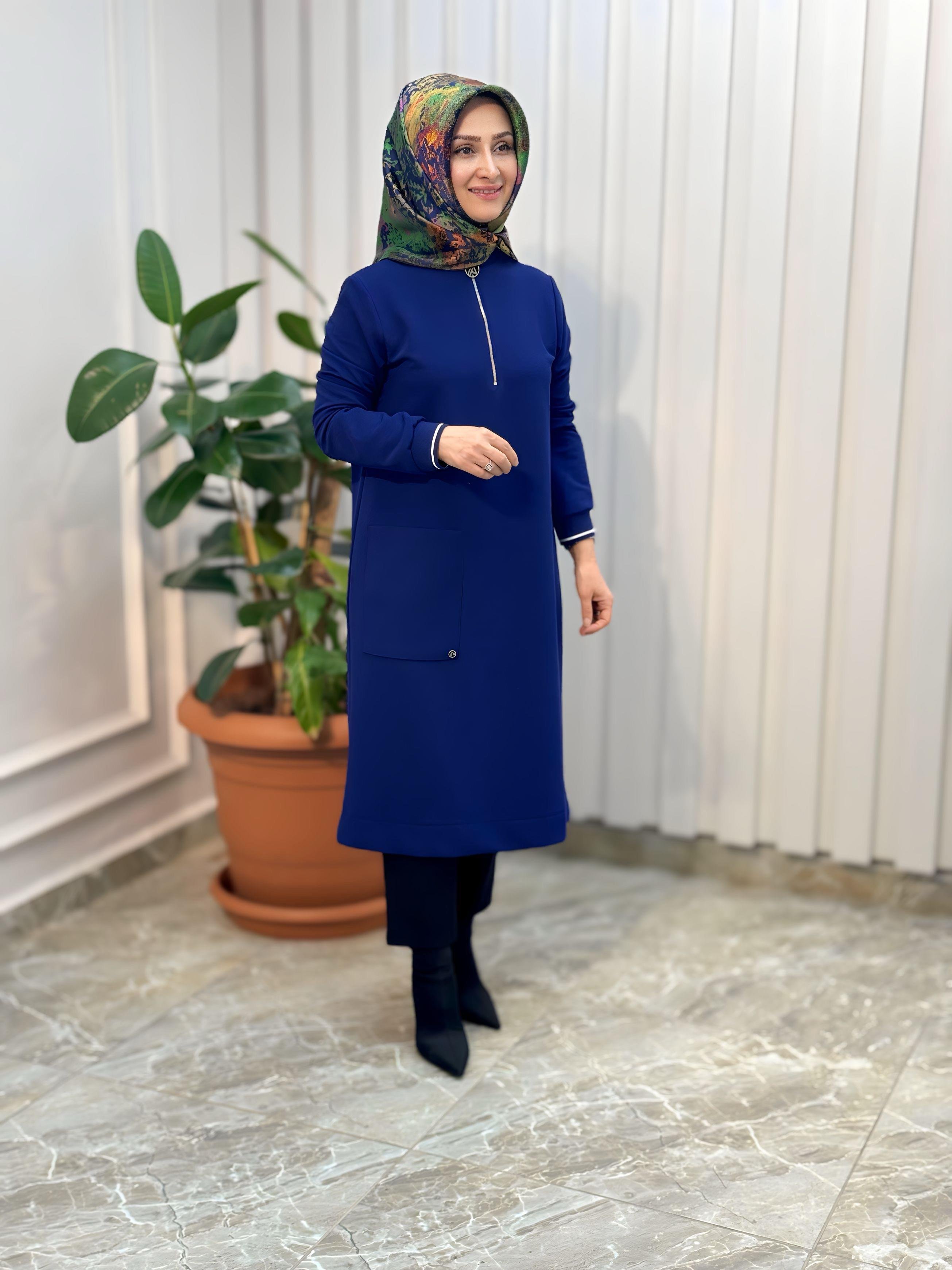 ARMİNE TREND YAN CEP DETAYLI TUNİK 24KT453