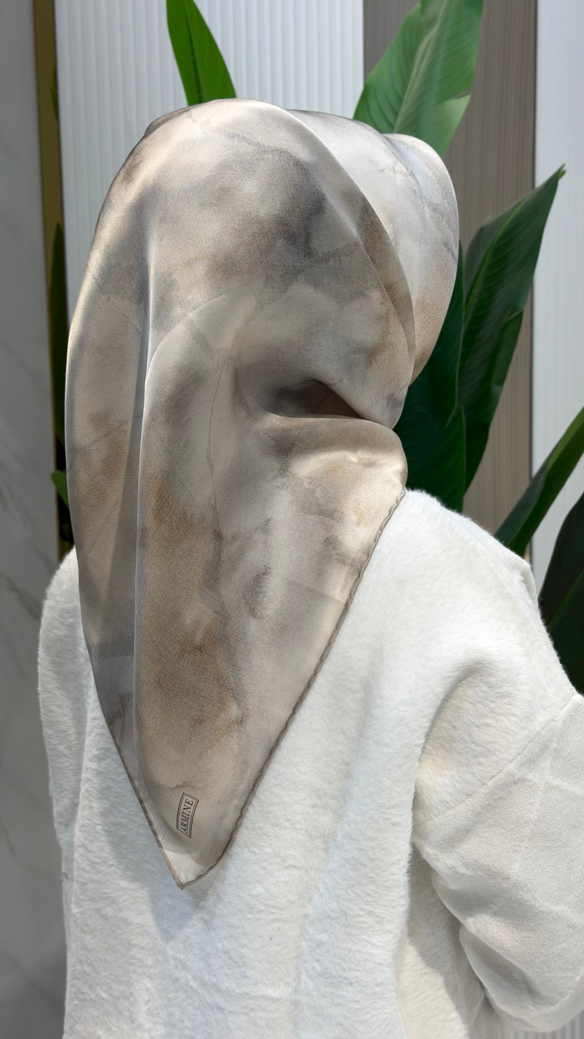 ARMİNE TWILL İPEK EŞARP - 9501-84 KAT