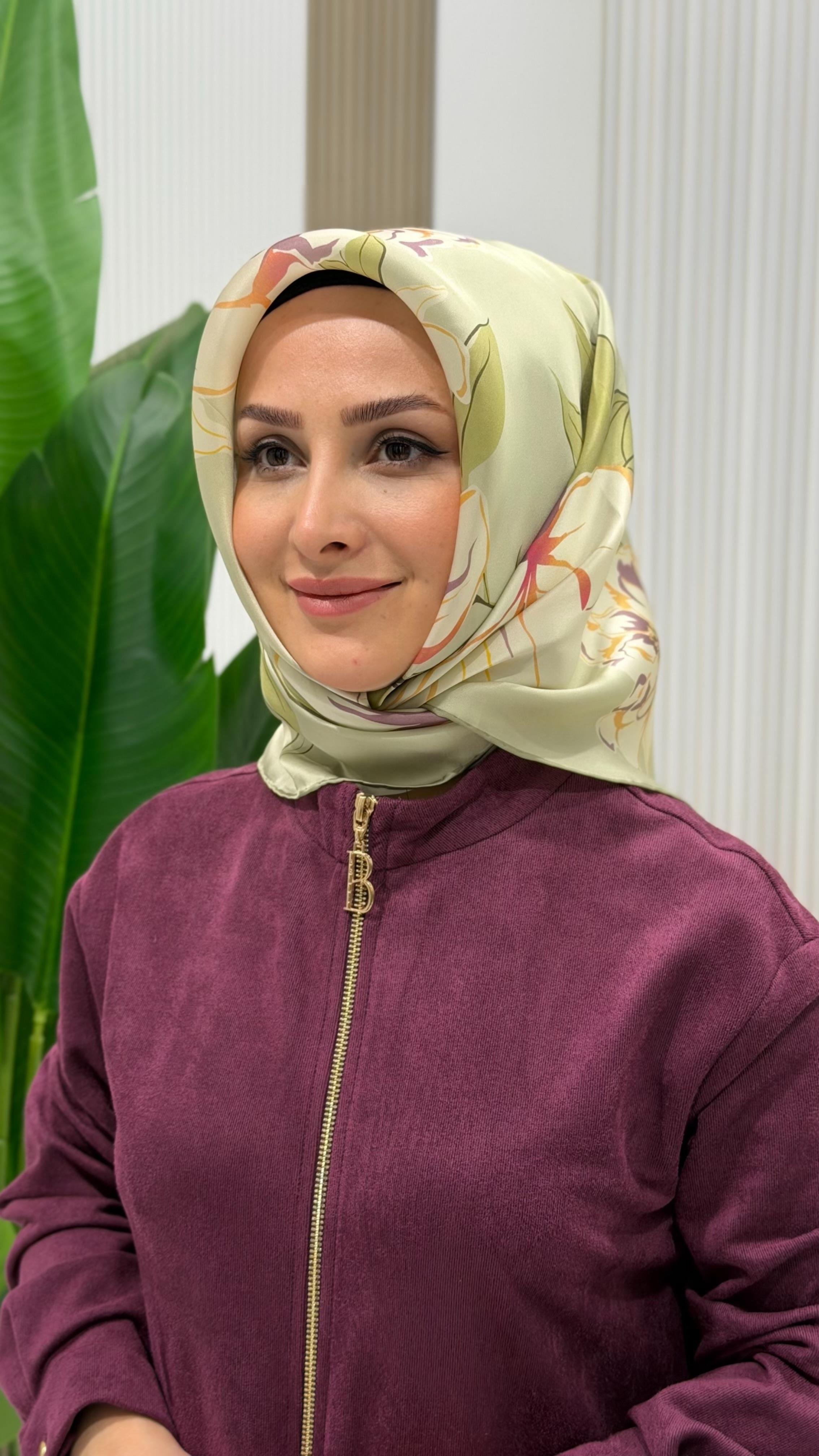 ARMİNE TWILL İPEK EŞARP 9509-33