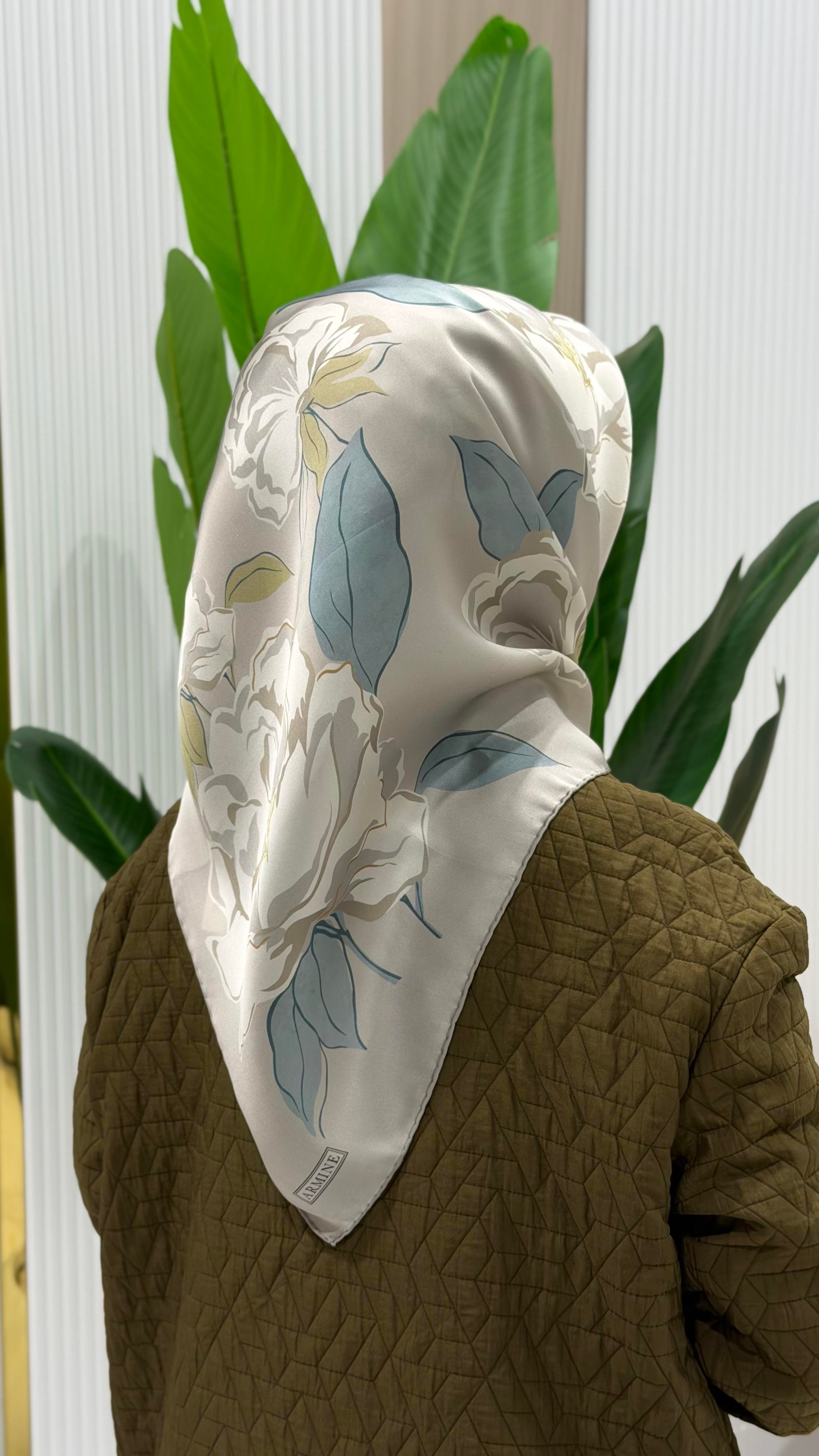 ARMİNE TWILL İPEK EŞARP 9509-5