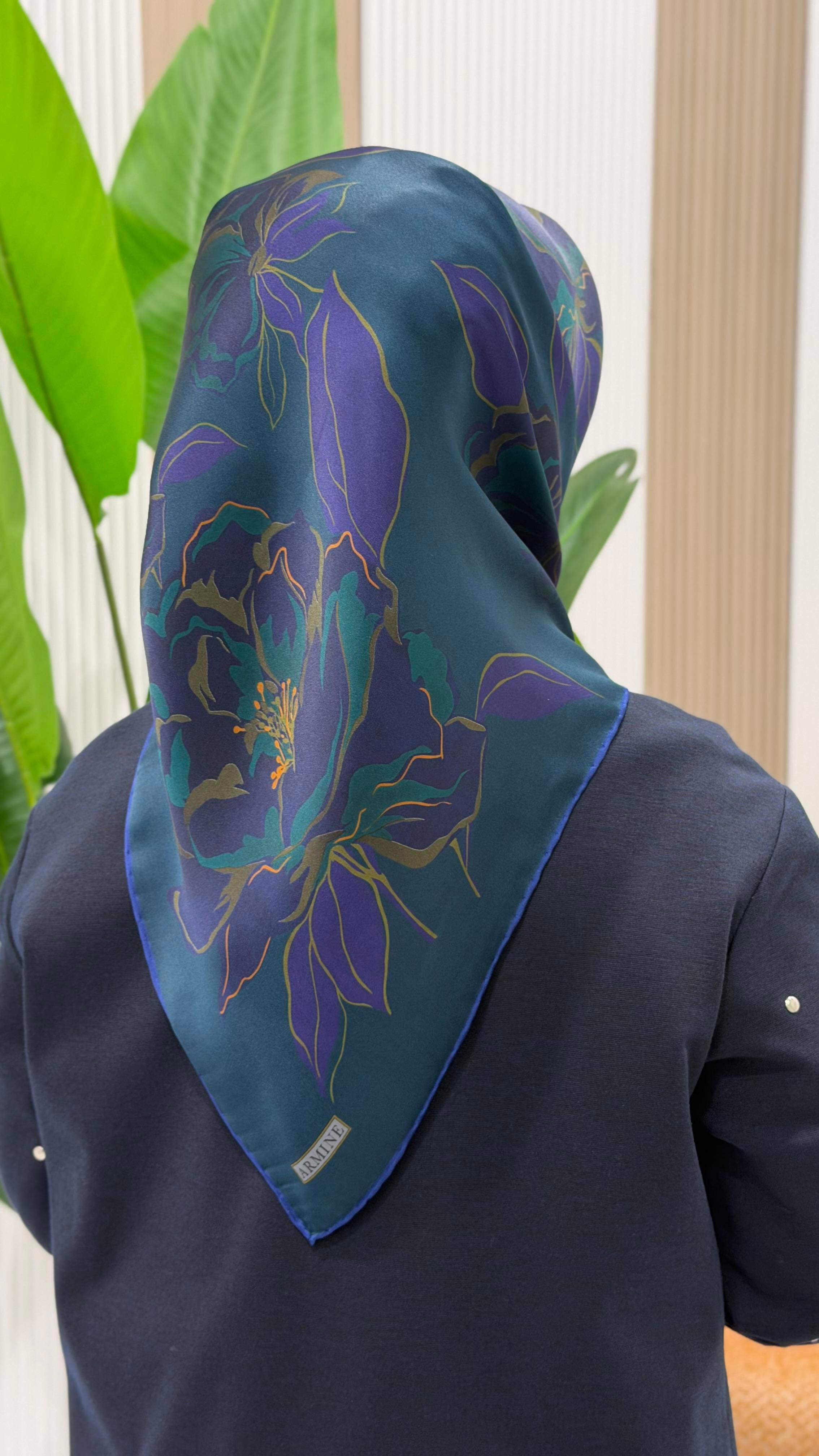 ARMİNE TWILL İPEK EŞARP 9509-50
