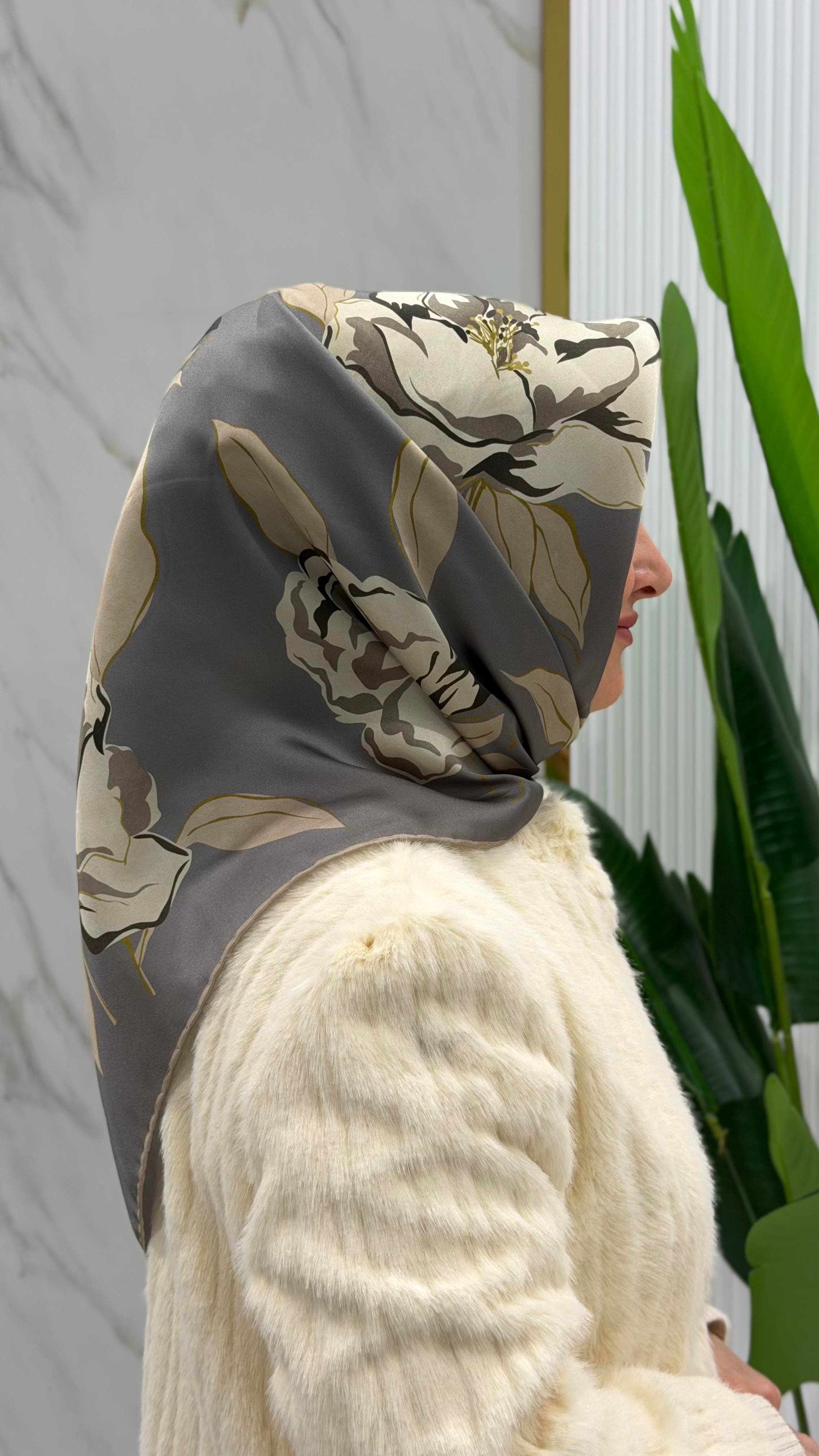 ARMİNE TWILL İPEK EŞARP 9509-51