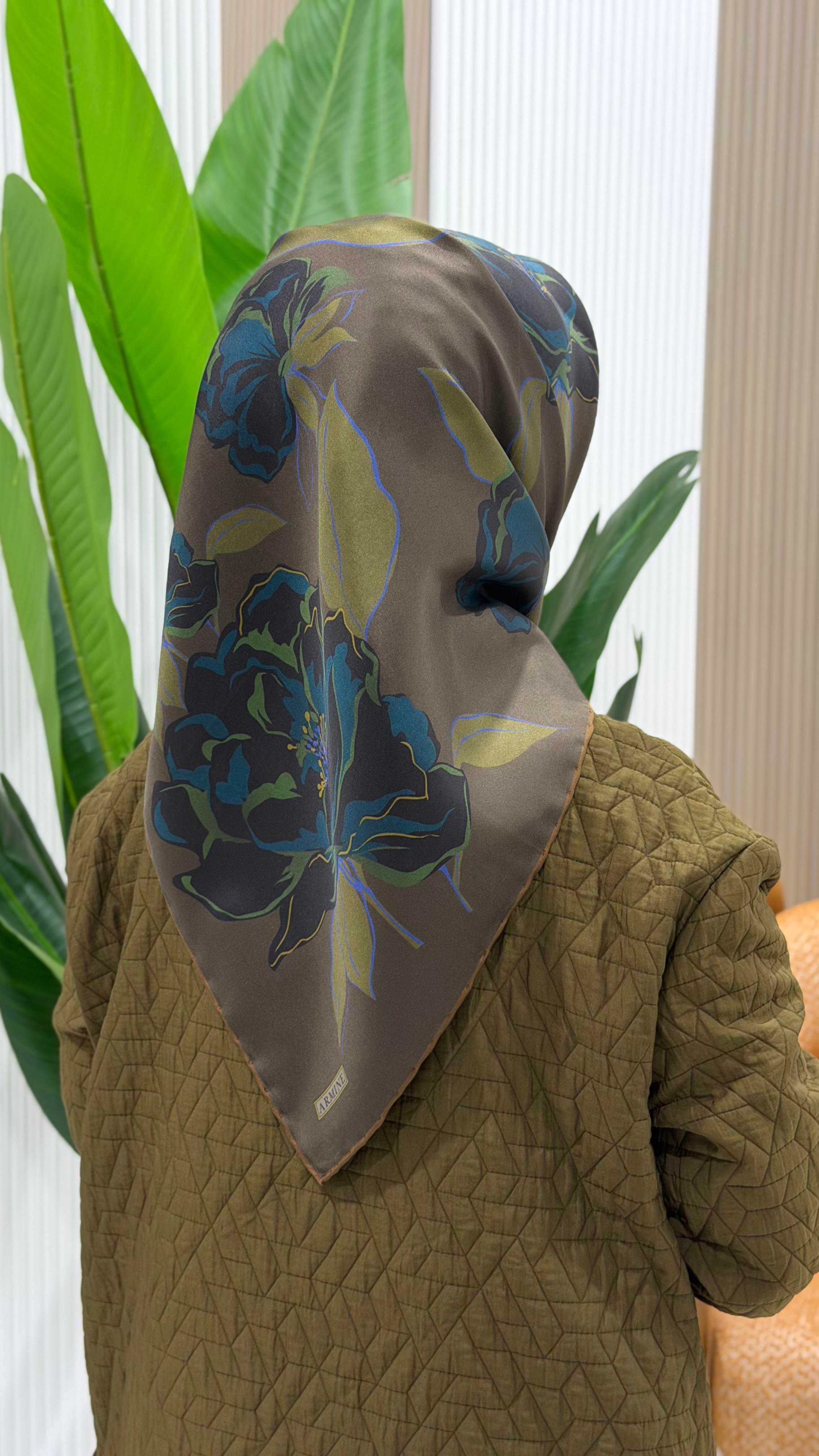 ARMİNE TWILL İPEK EŞARP 9509-56