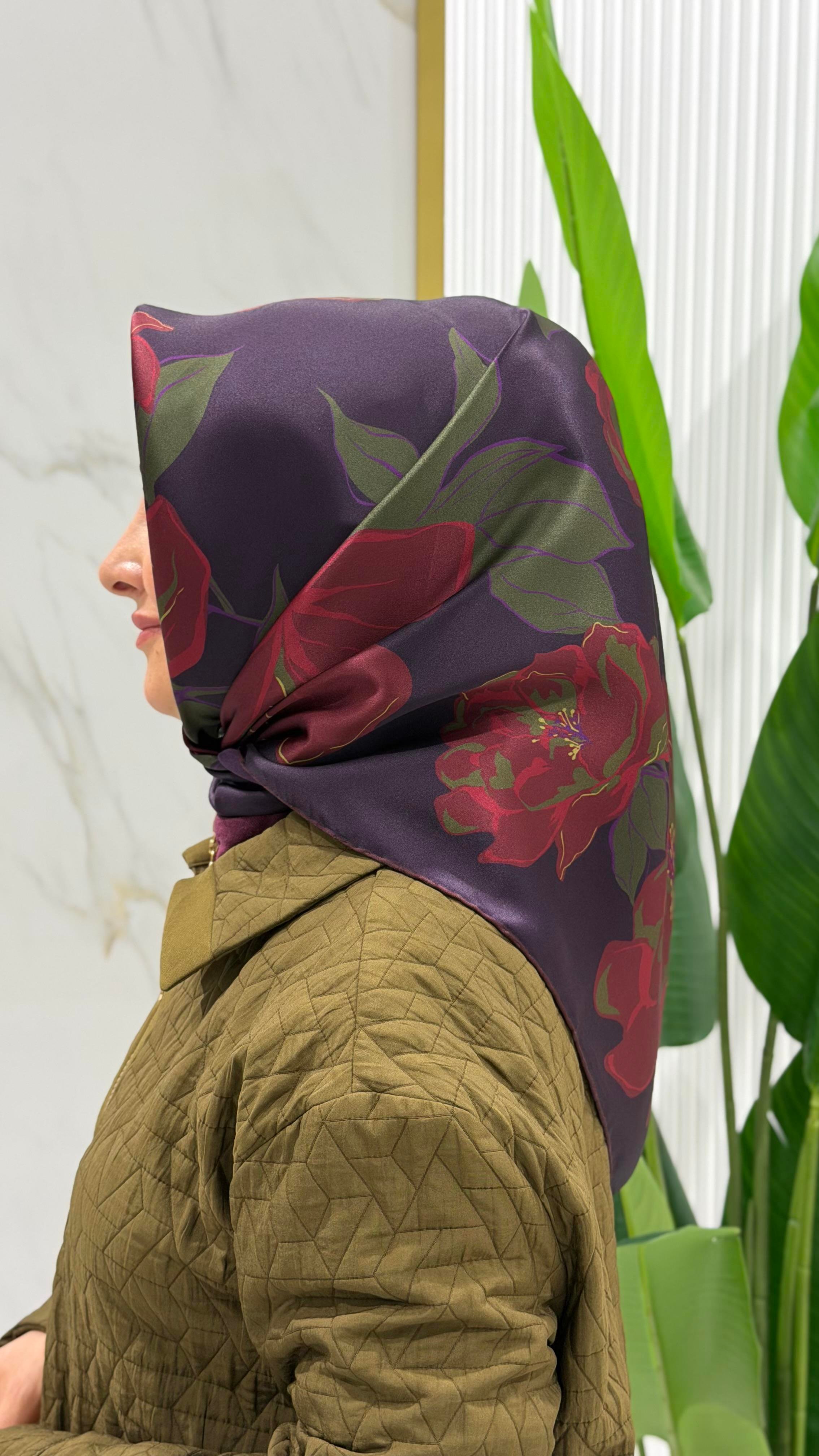 ARMİNE TWILL İPEK EŞARP 9509-59