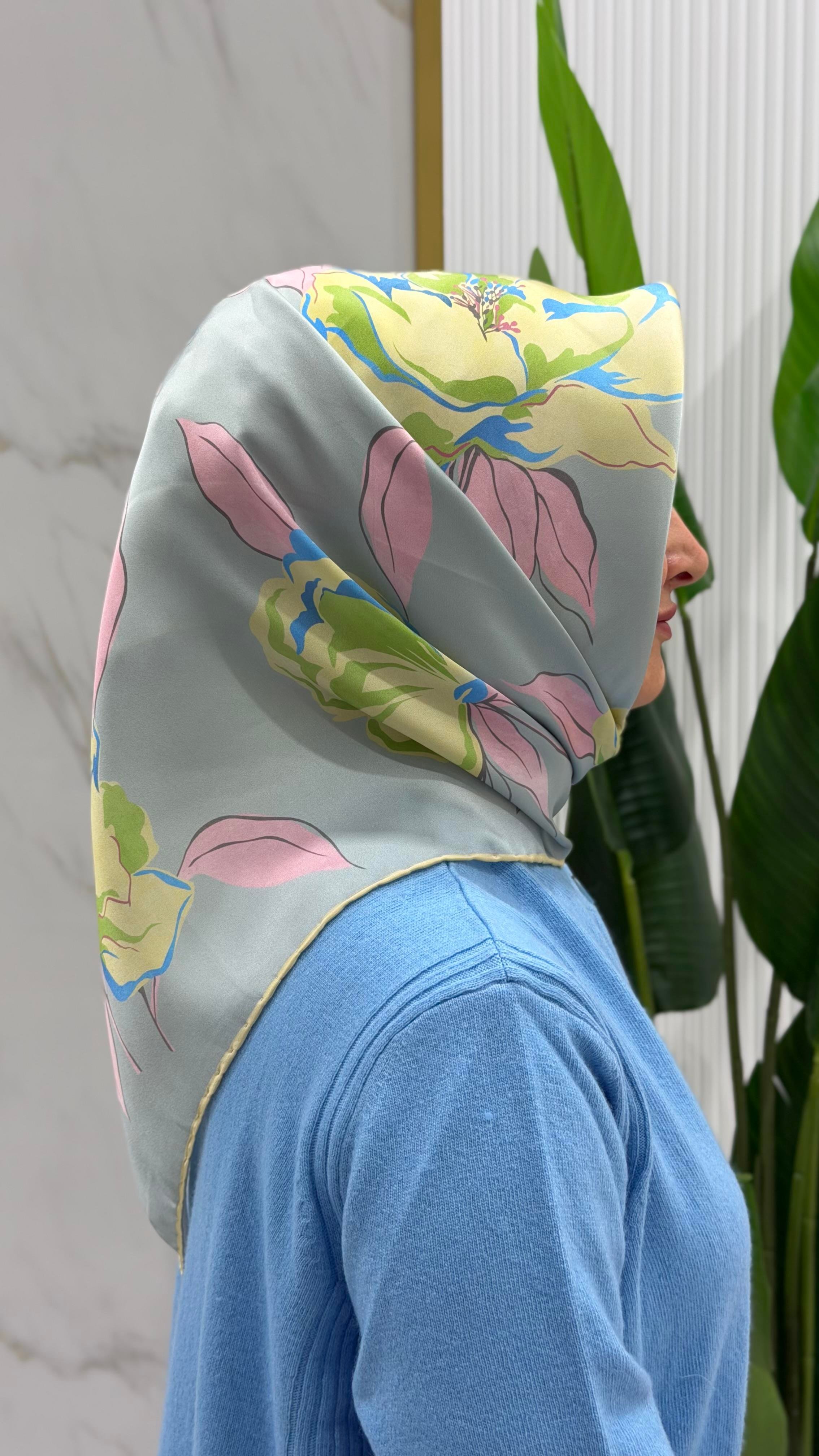 ARMİNE TWILL İPEK EŞARP 9509-80