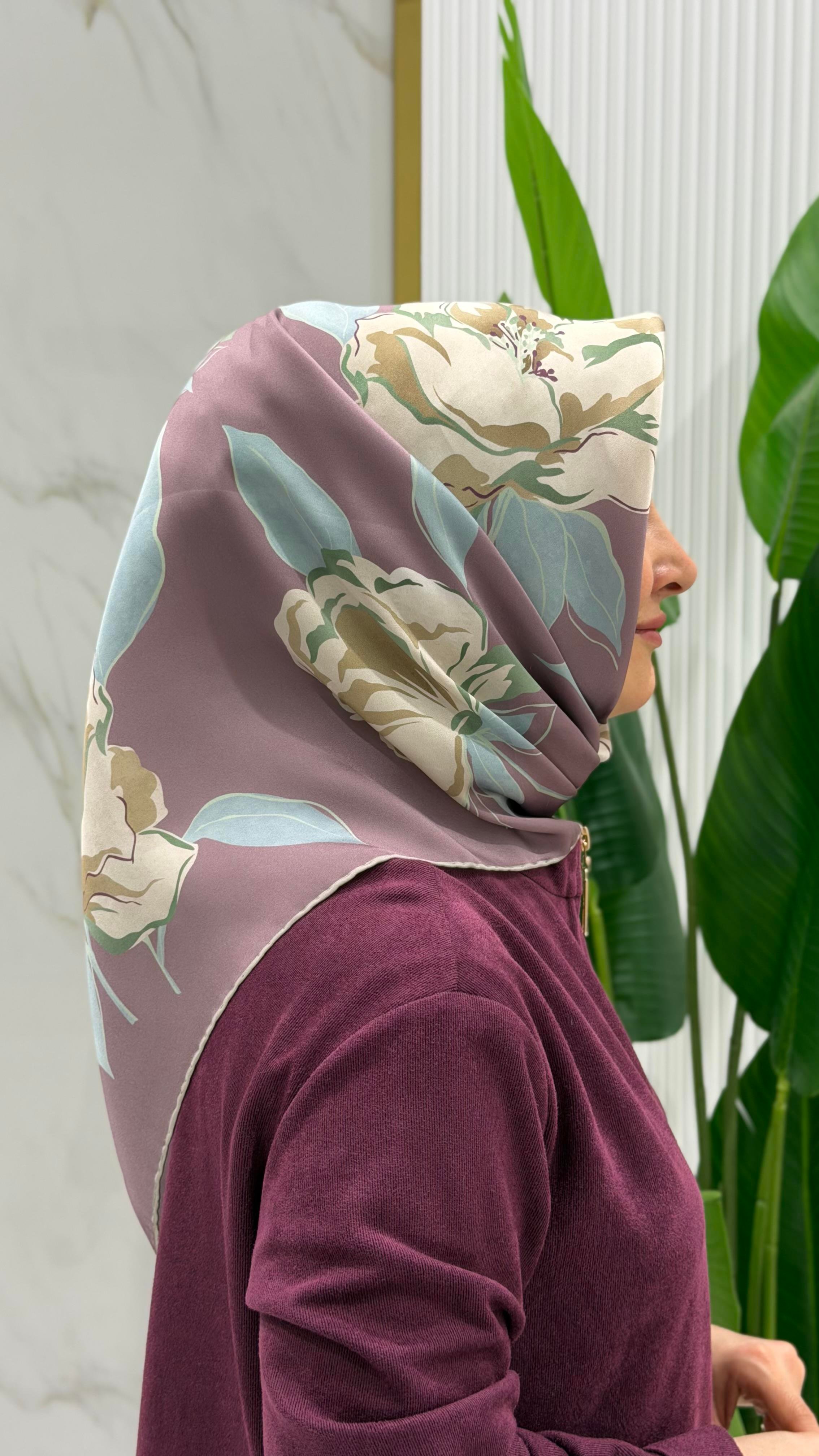 ARMİNE TWILL İPEK EŞARP 9509-82