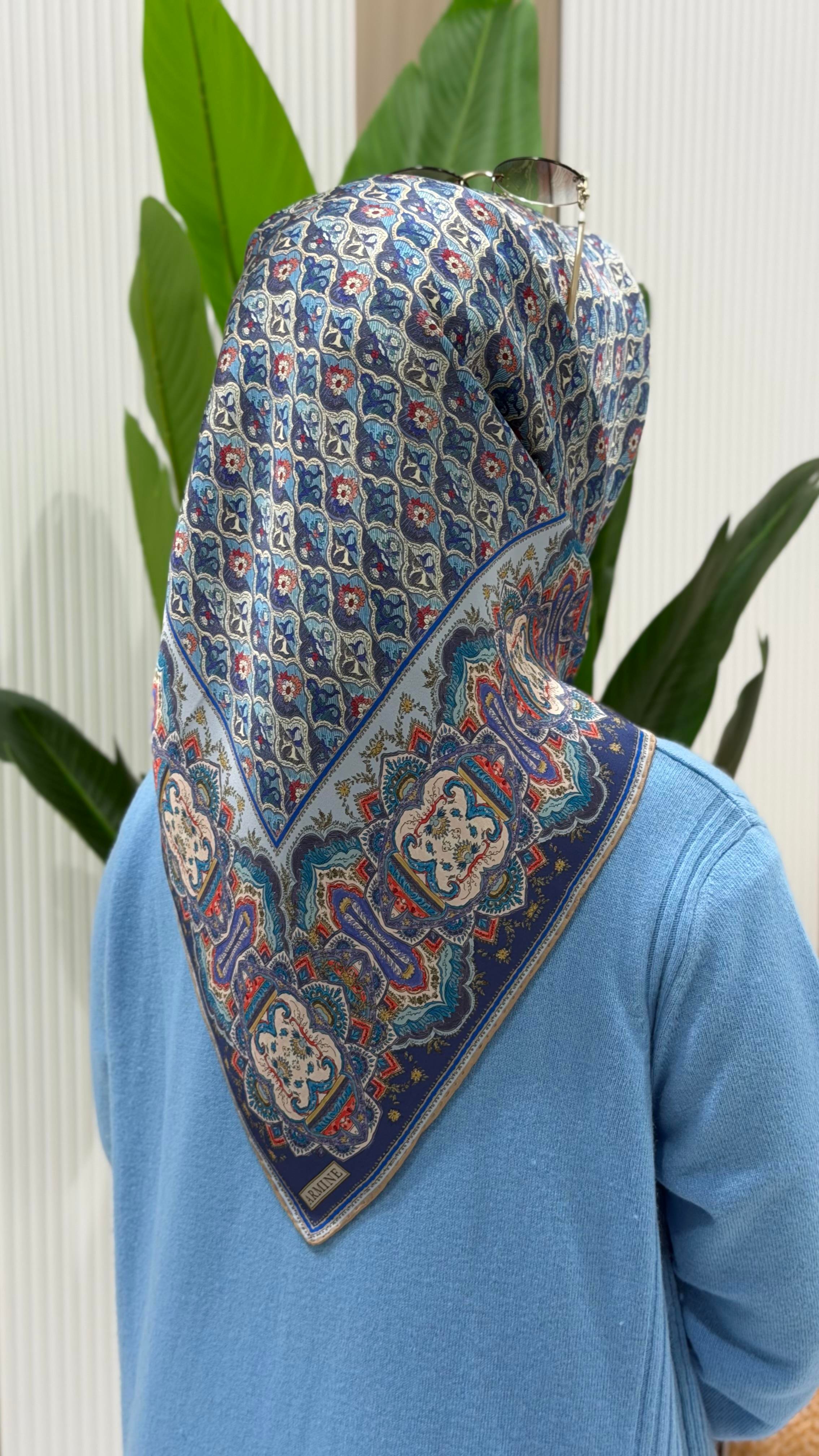 ARMİNE TWILL İPEK EŞARP 9518-31
