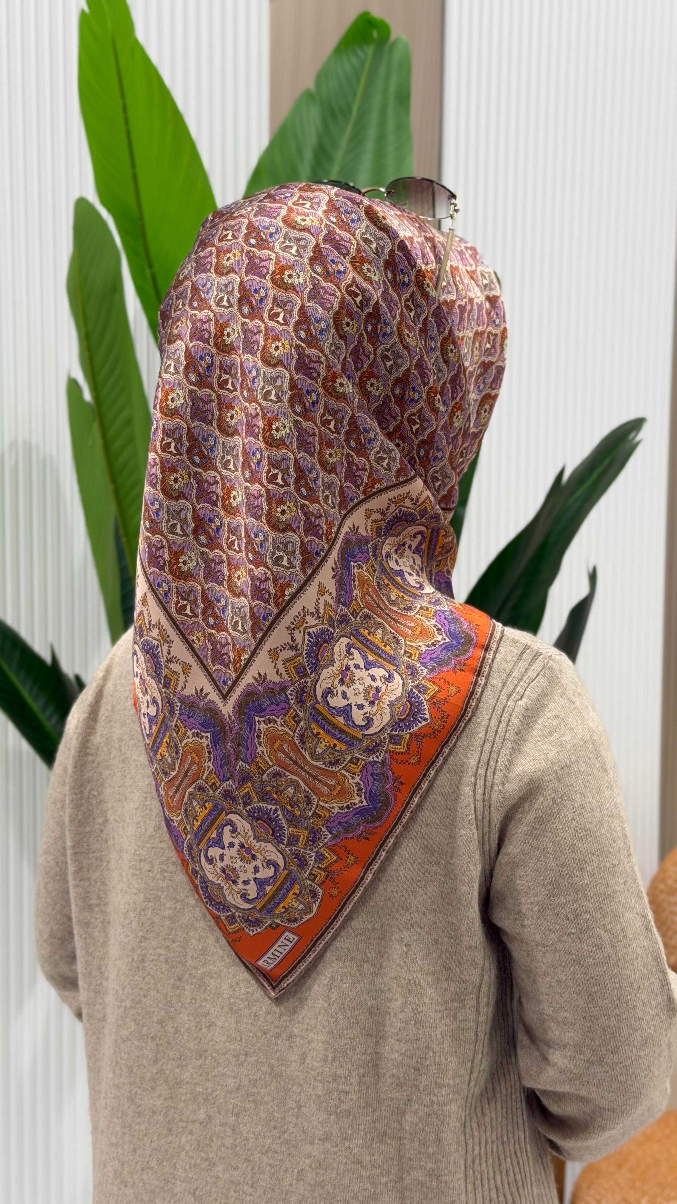 ARMİNE TWILL İPEK EŞARP 9518-34