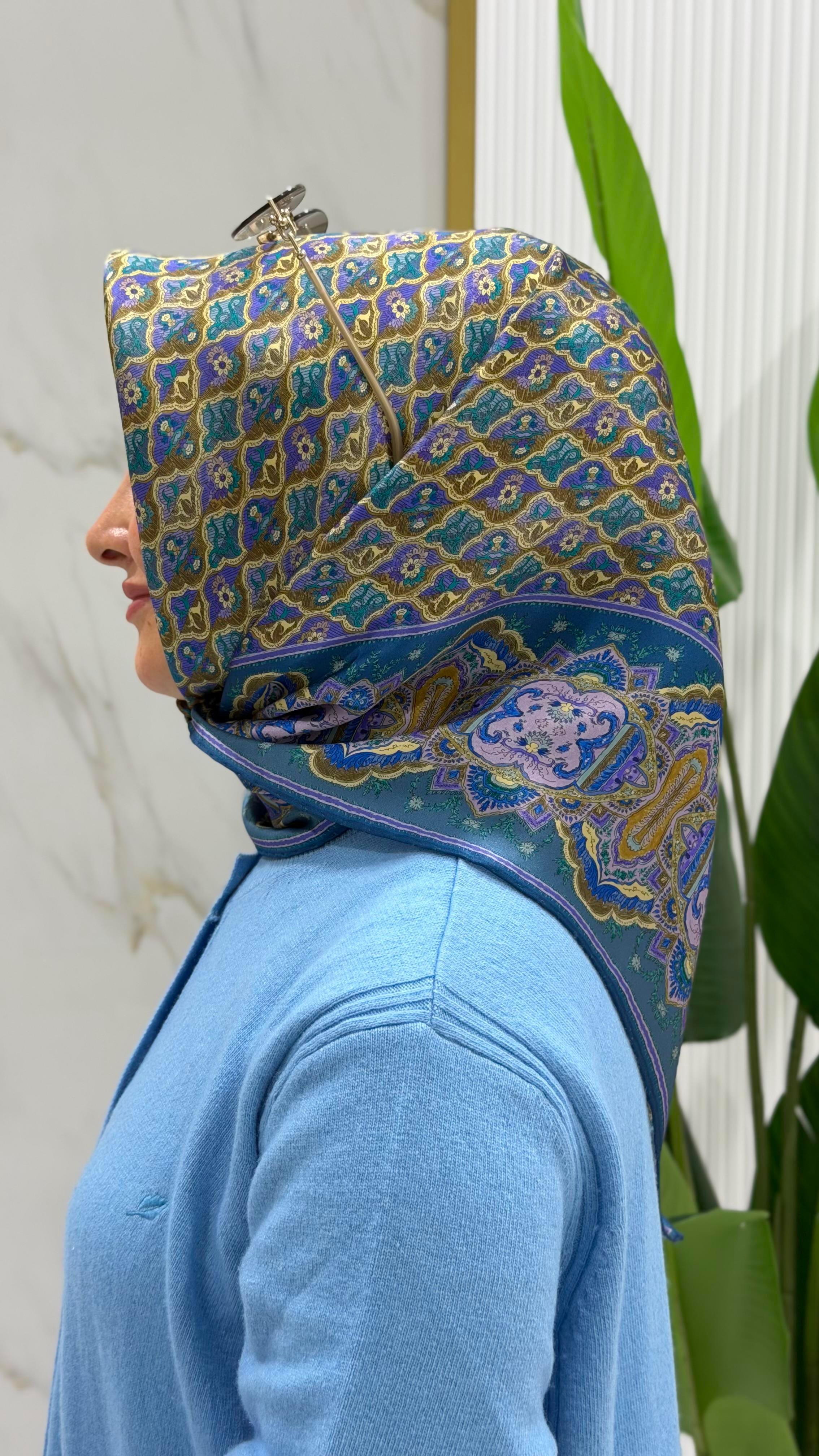ARMİNE TWILL İPEK EŞARP 9518-80